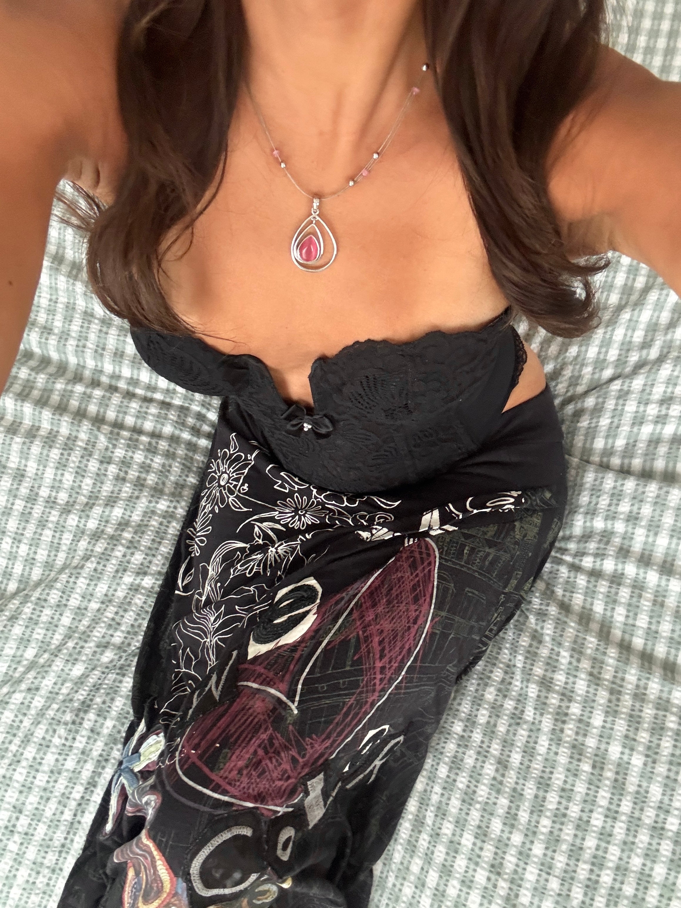 Vintage Y2K Pink Orbit Necklace