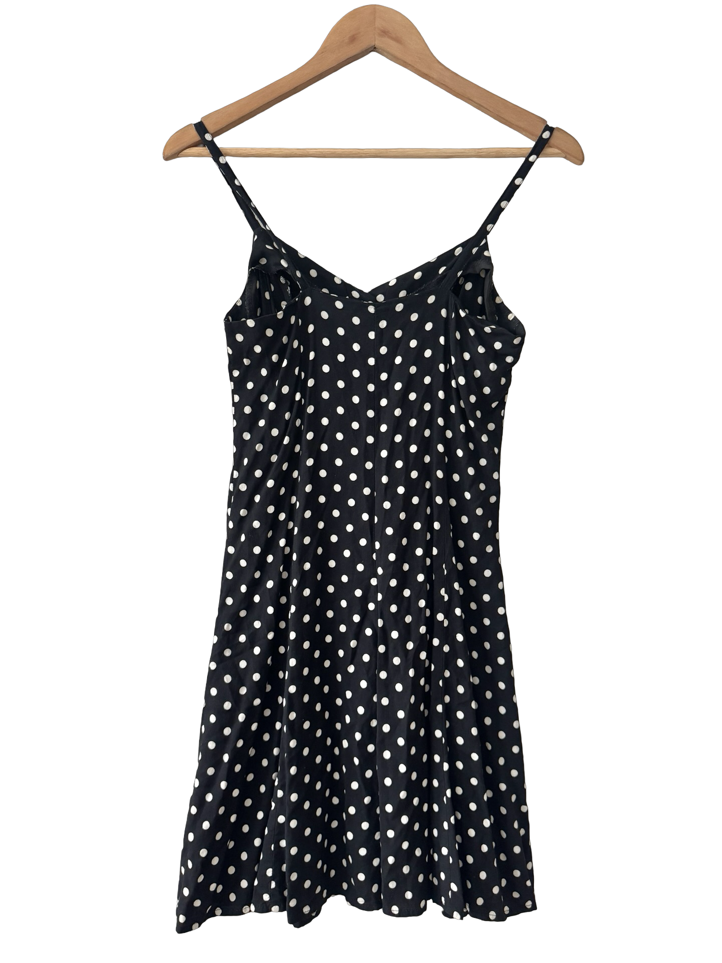 Vintage 90s Moda International Doted Mini Dress (S)