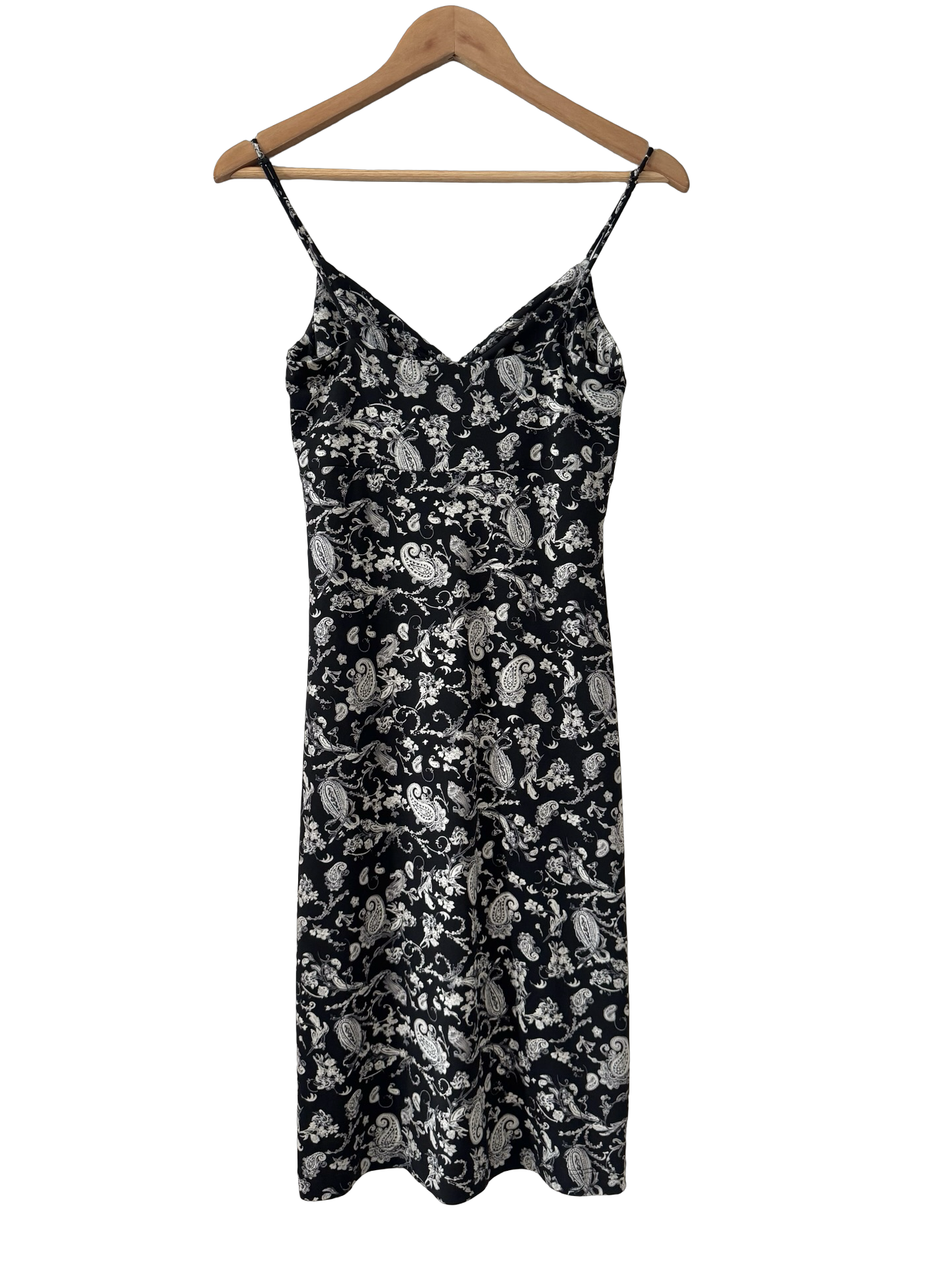 Vintage GUESS Midnight Paisley Slip Dress (S)