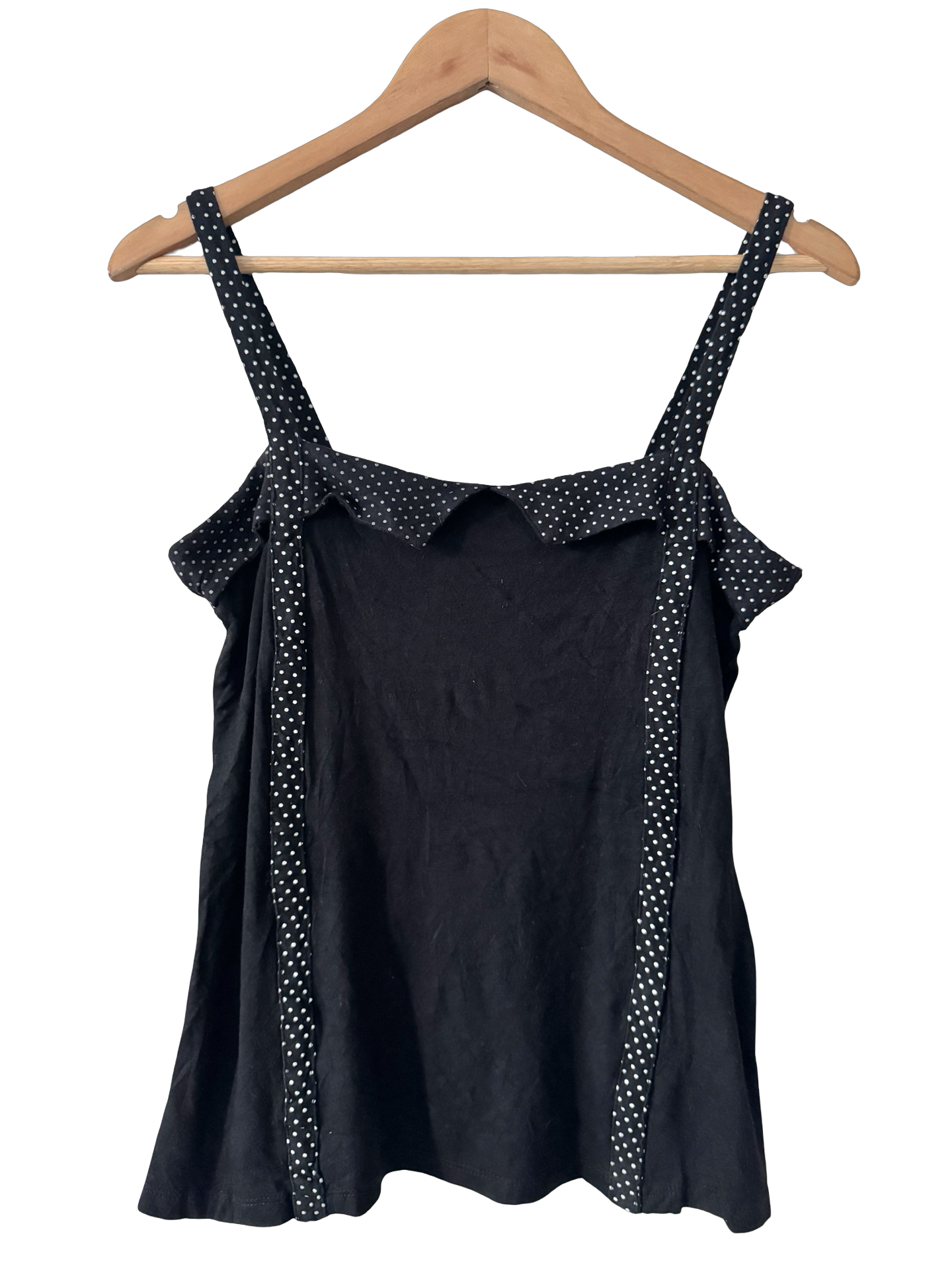 Vintage Y2K French Polka Dot Darling Cami (M)