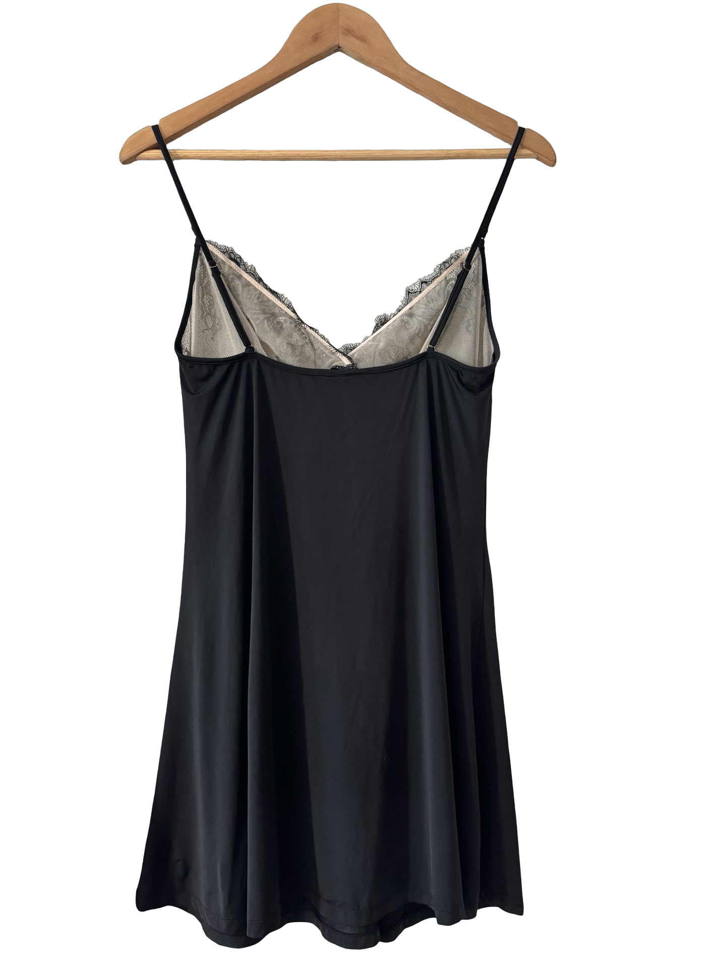 Vintage Y2K Lace Trim Poet Mini Slip (L)