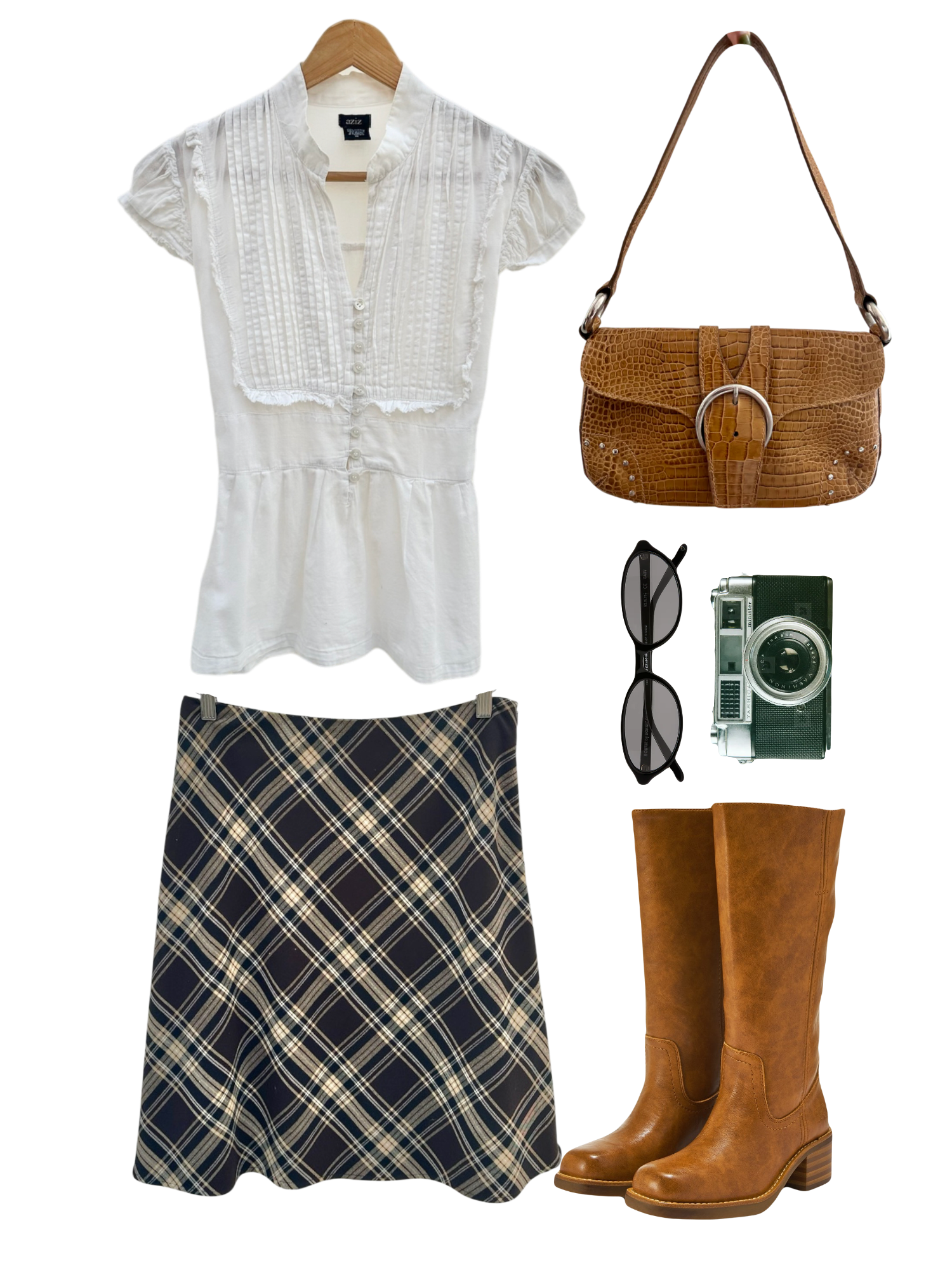 Vintage 90s Dreamy Poet Cotton Tie Blouse (M)