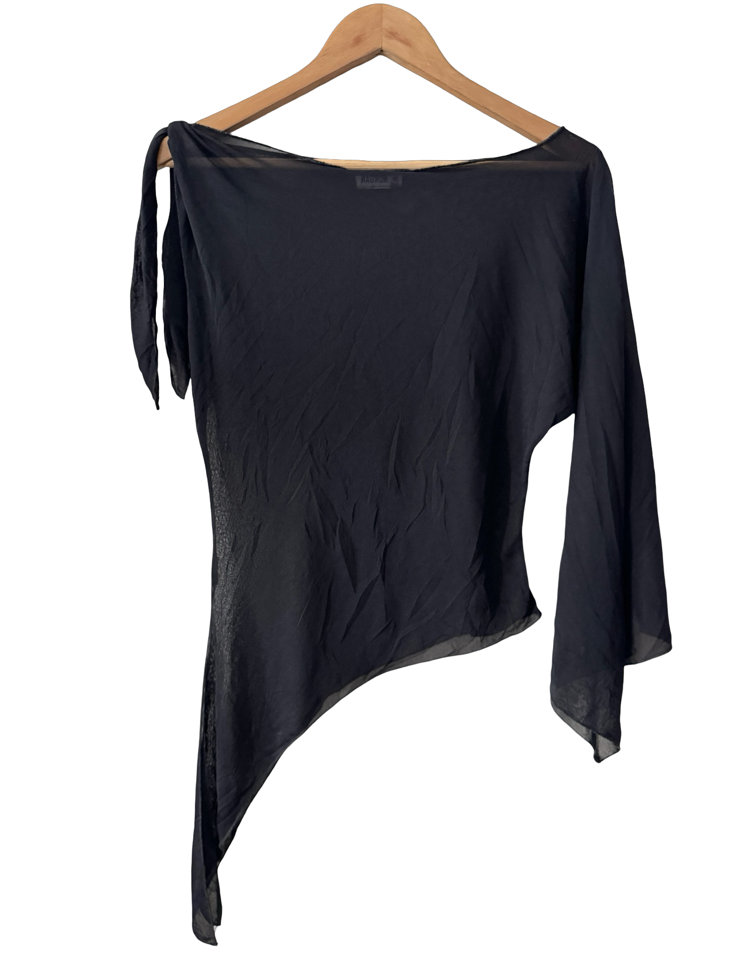 Vintage 90s Morgan De Toi Noir Phantom Asym Top (M)