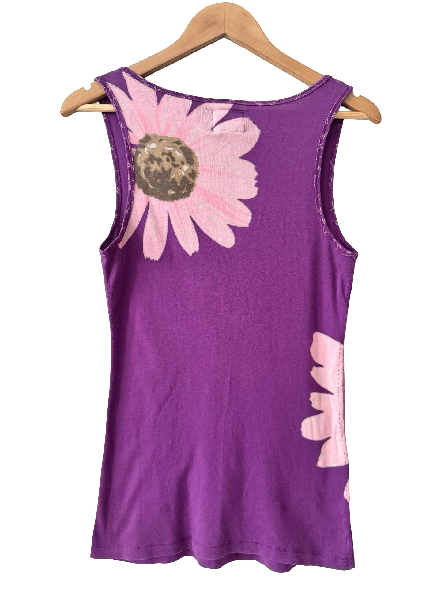 Vintage Y2K Violet Daisy Tank (M)