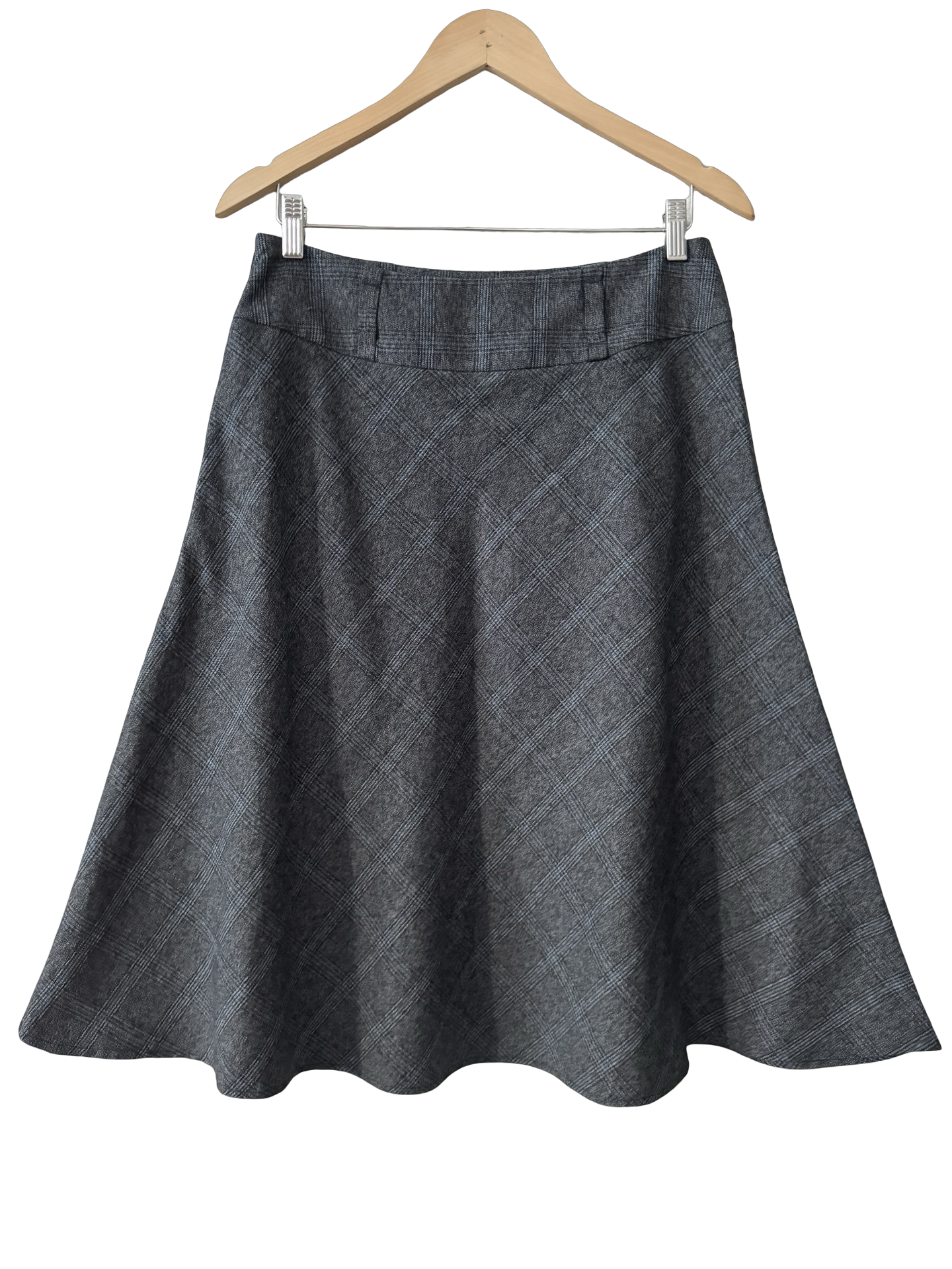 Vintage Y2K Heritage Plaid Midi Skirt (S/M)
