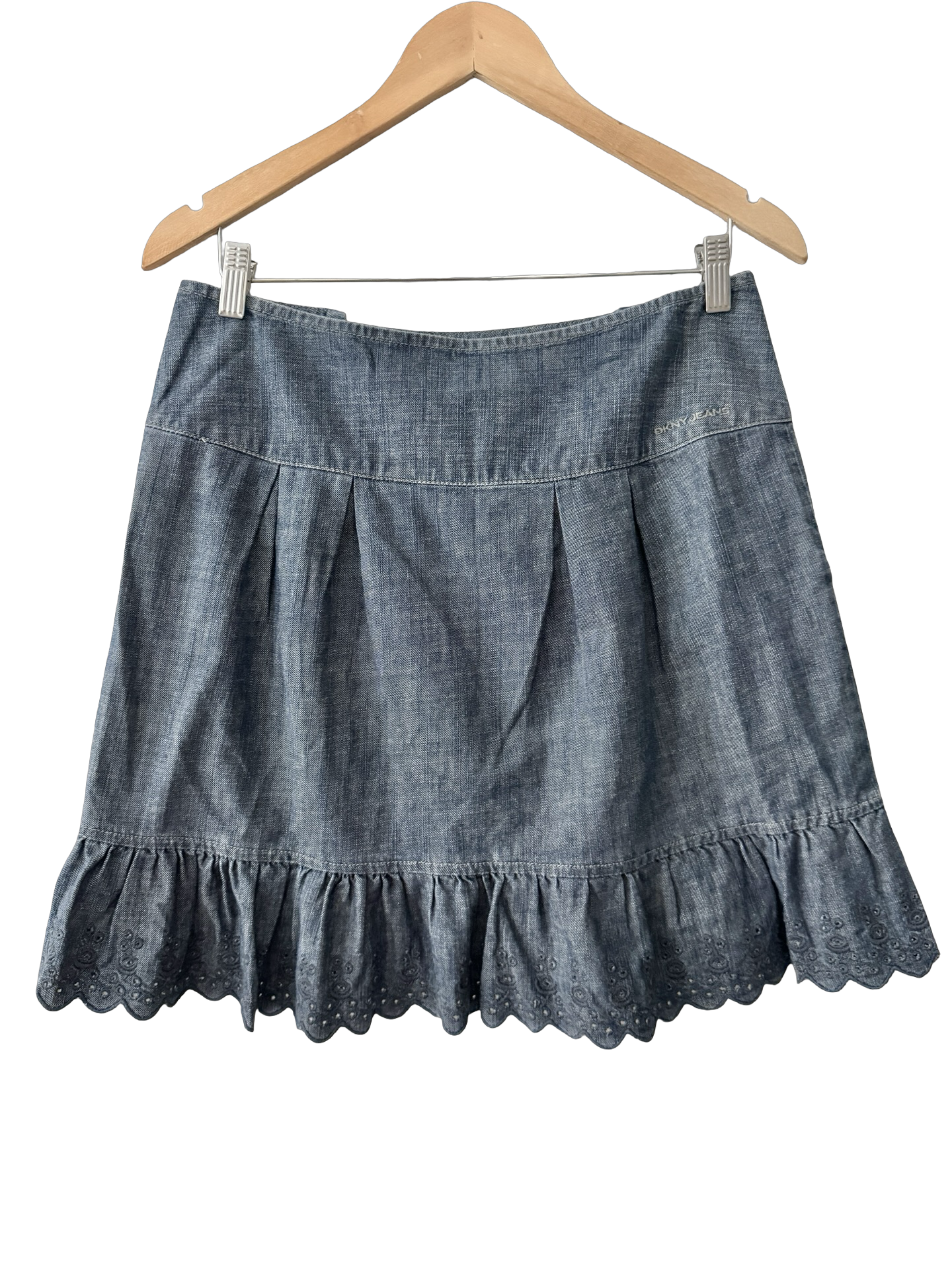 Vintage Y2K DKNY Denim Lace Skirt (S/M)