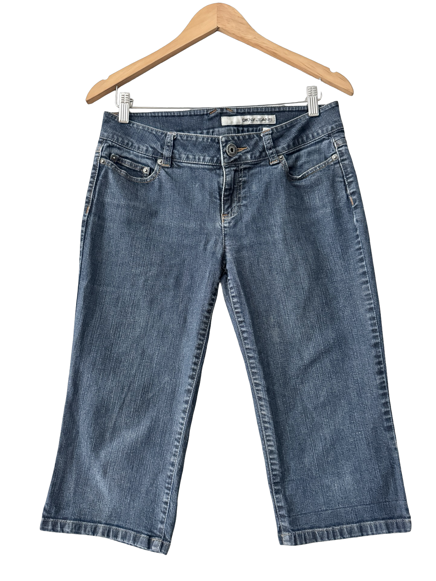 Vintage Y2K DKNY Denim Capri Jeans (M)
