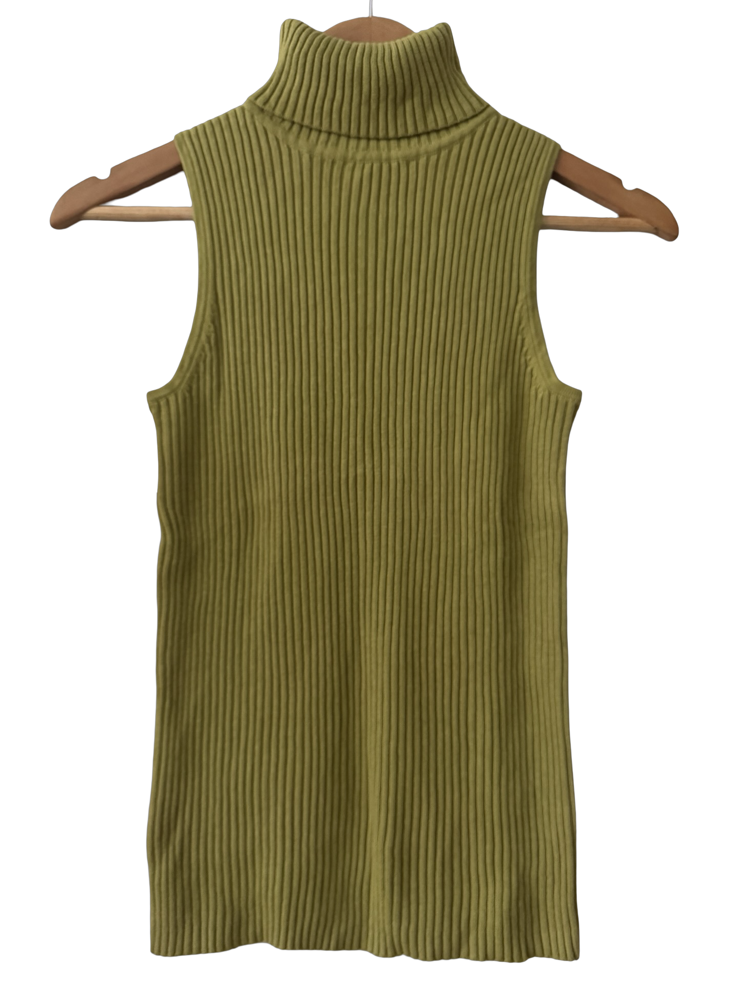 Vintage Y2K Avocado Turtleneck Knit (S-M)