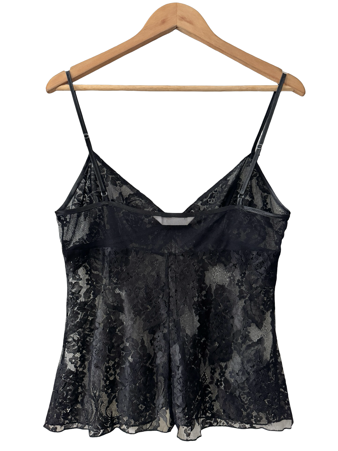 Vintage Y2K Noir Lace Babydoll (M)