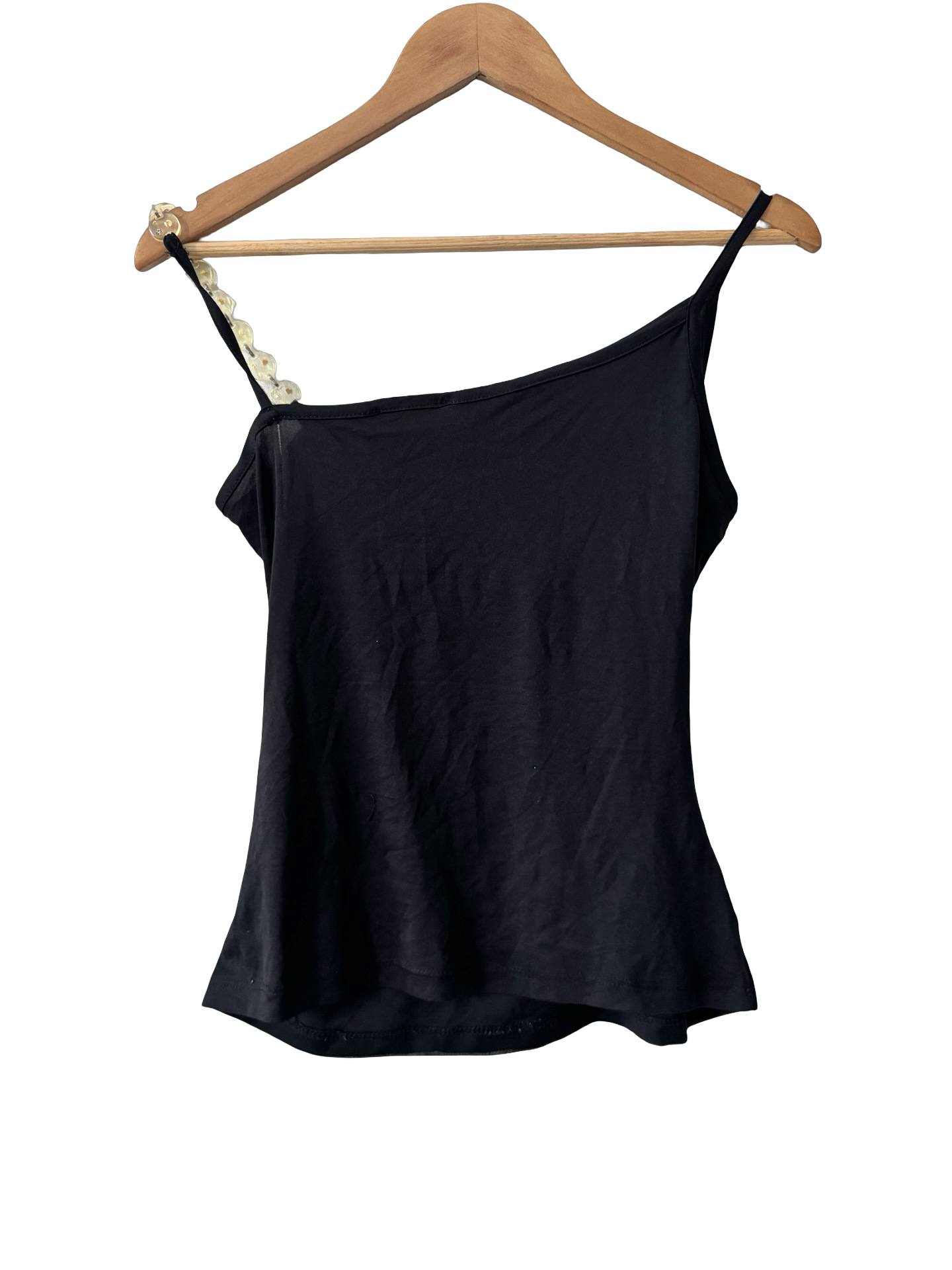 Vintage Y2K Morgan De Toi Midnight Hardware Asym Top (M)