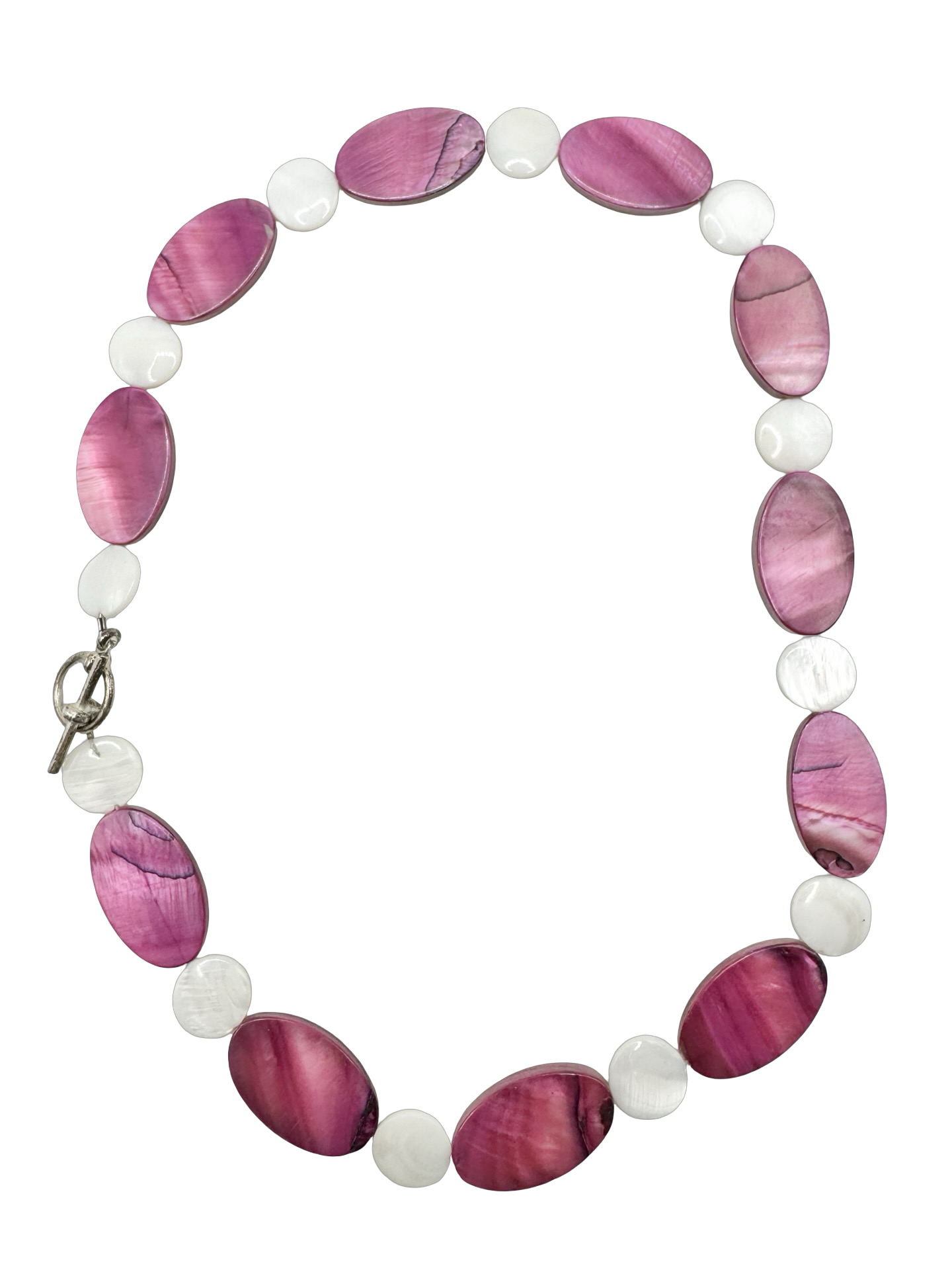 Vintage Y2K Raspberry Shell Necklace