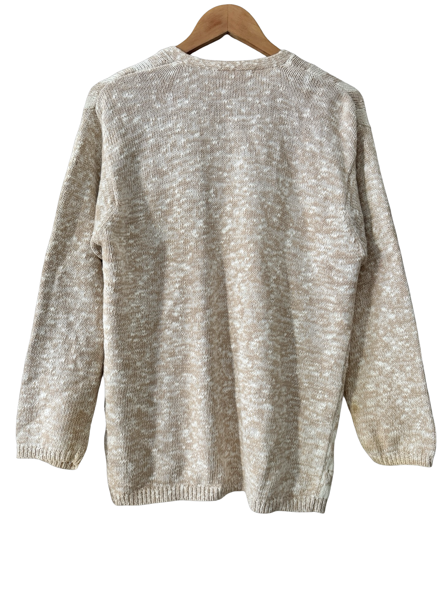 Vintage 90s English Rose Check Cardigan (M-L)