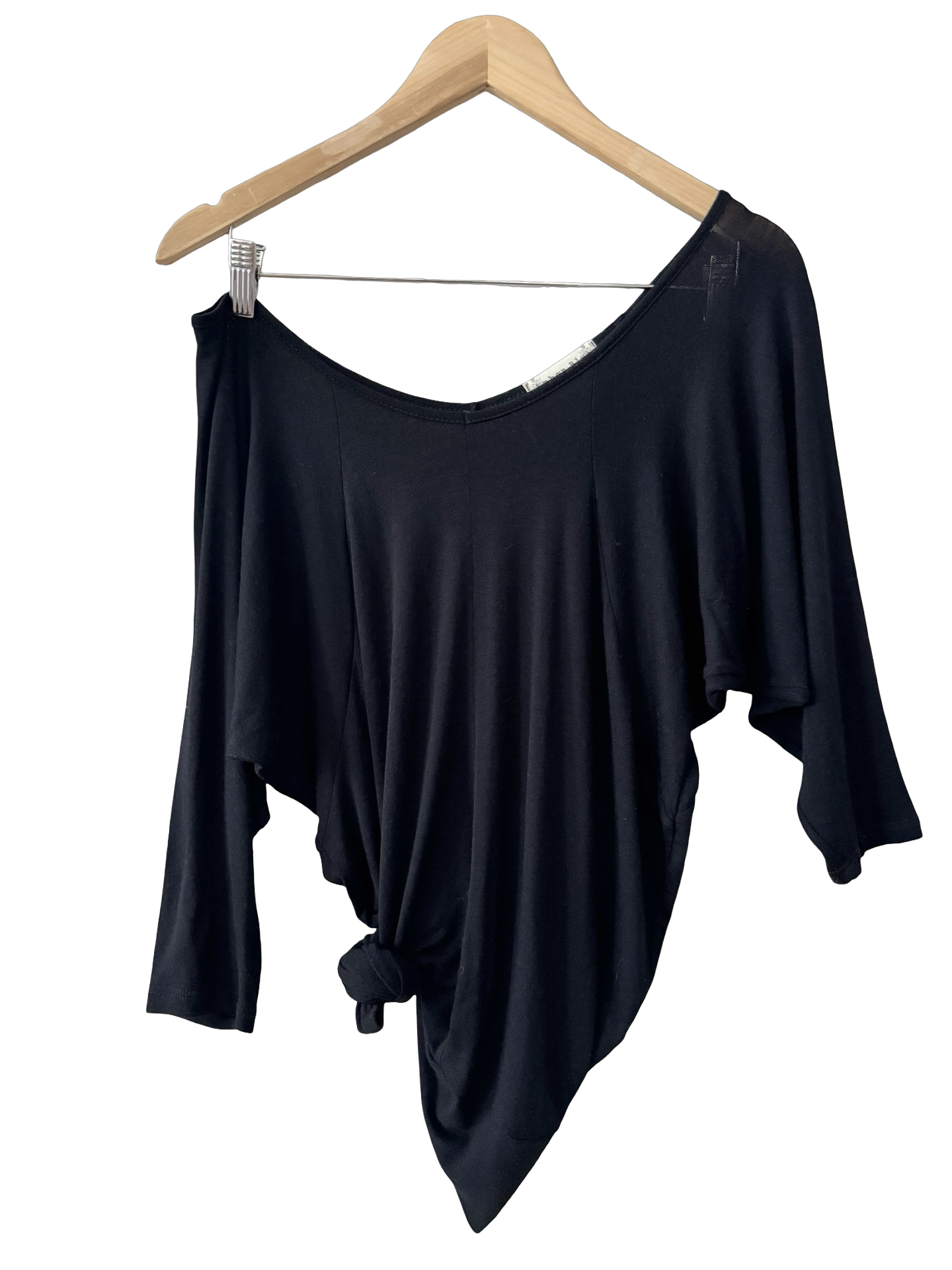 Vintage Y2K Amber Blue Off-Duty Drape Top (M)