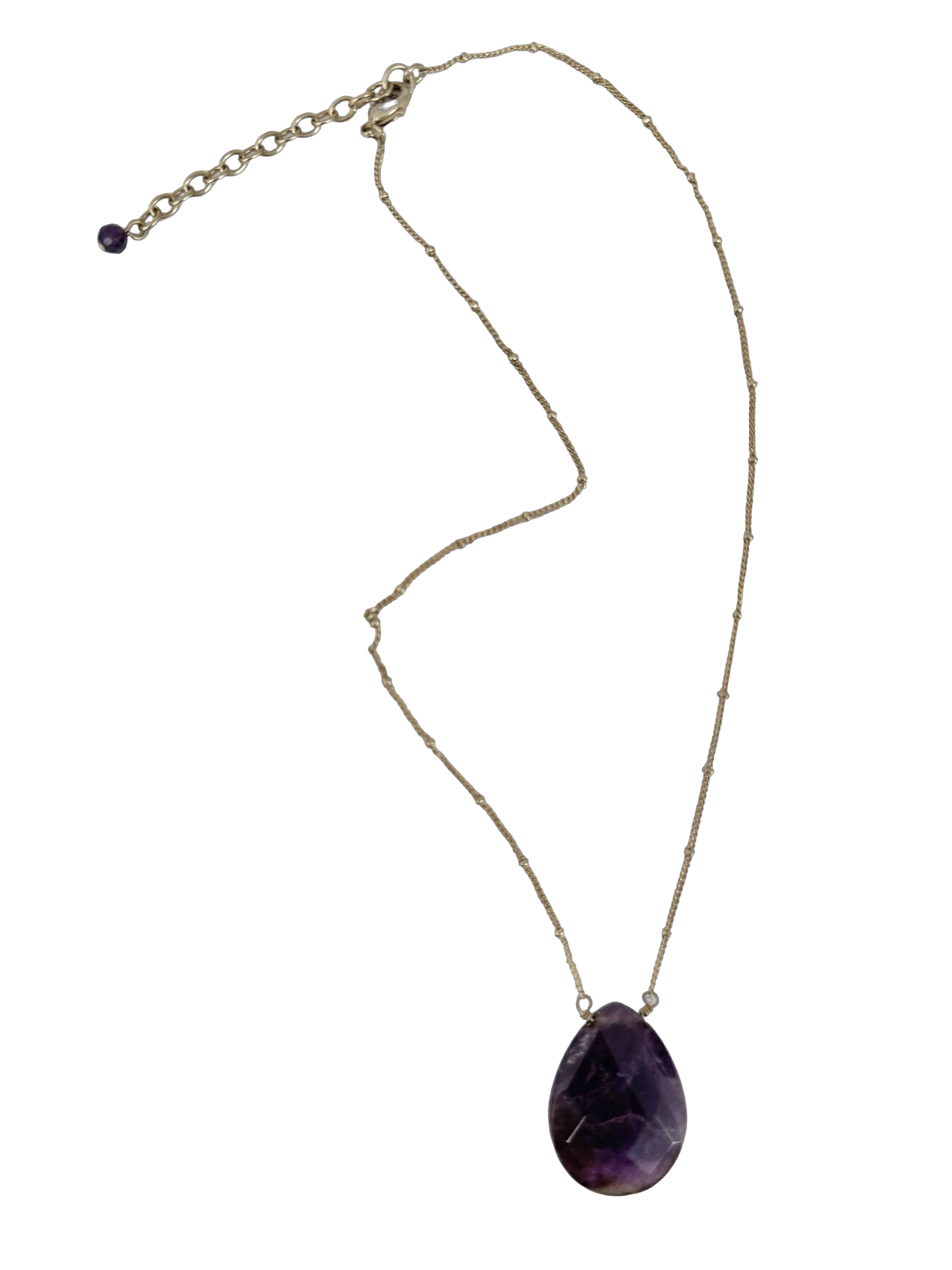Vintage Moonlit Amethyst Necklace