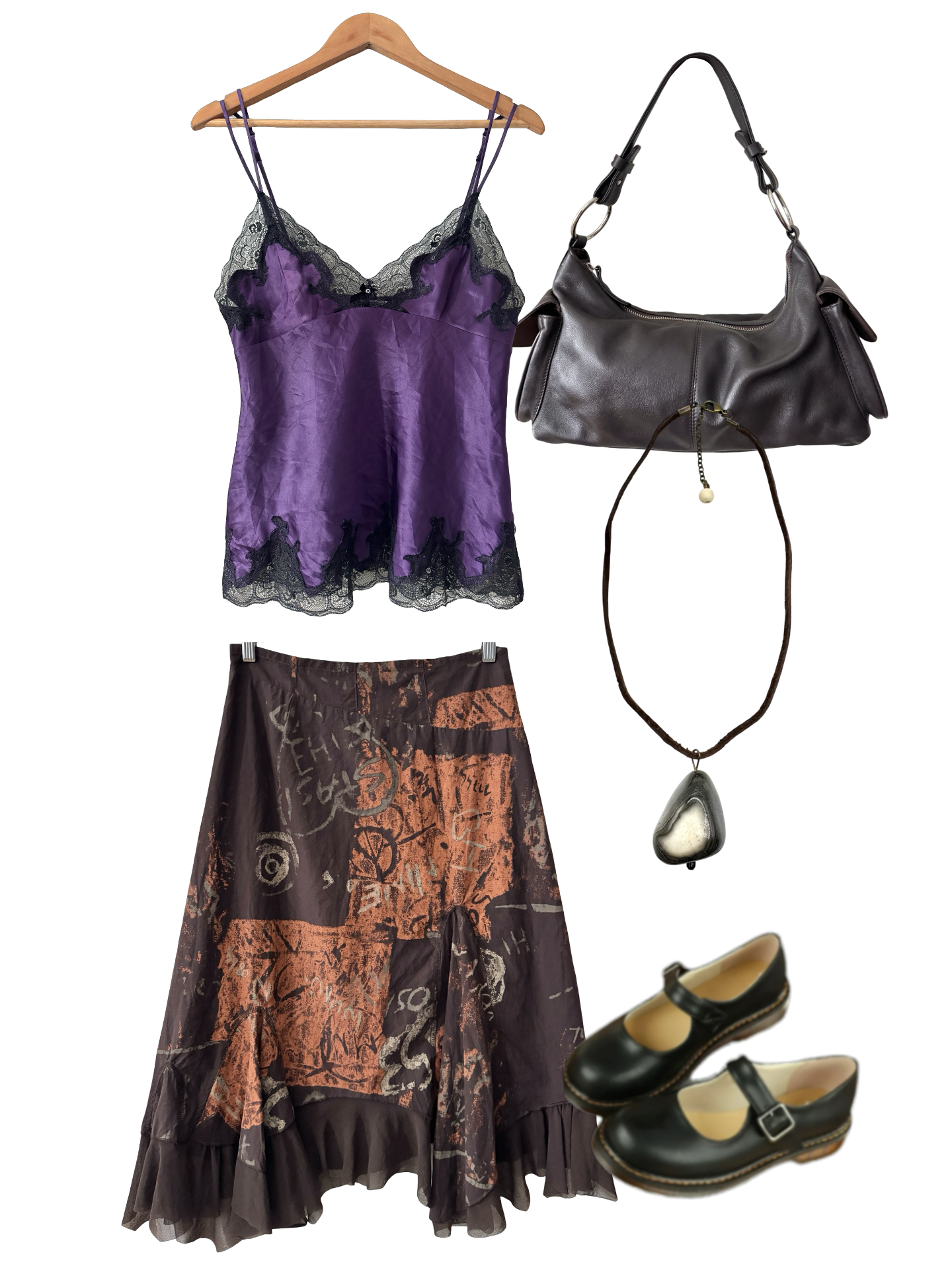 Vintage Y2K Amethyst Afterparty Cami (S/M)