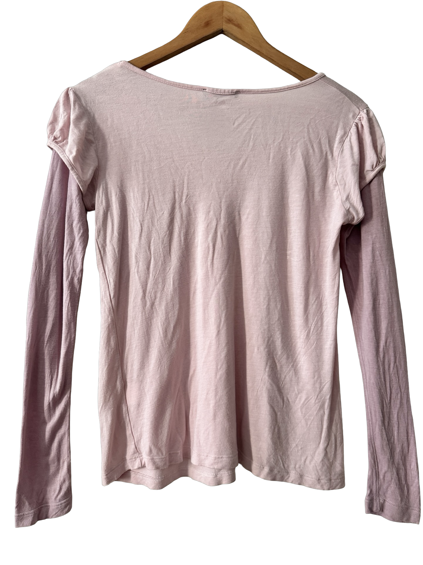 Vintage Y2K French Pink Daydream Layered Sleeve Top (M)
