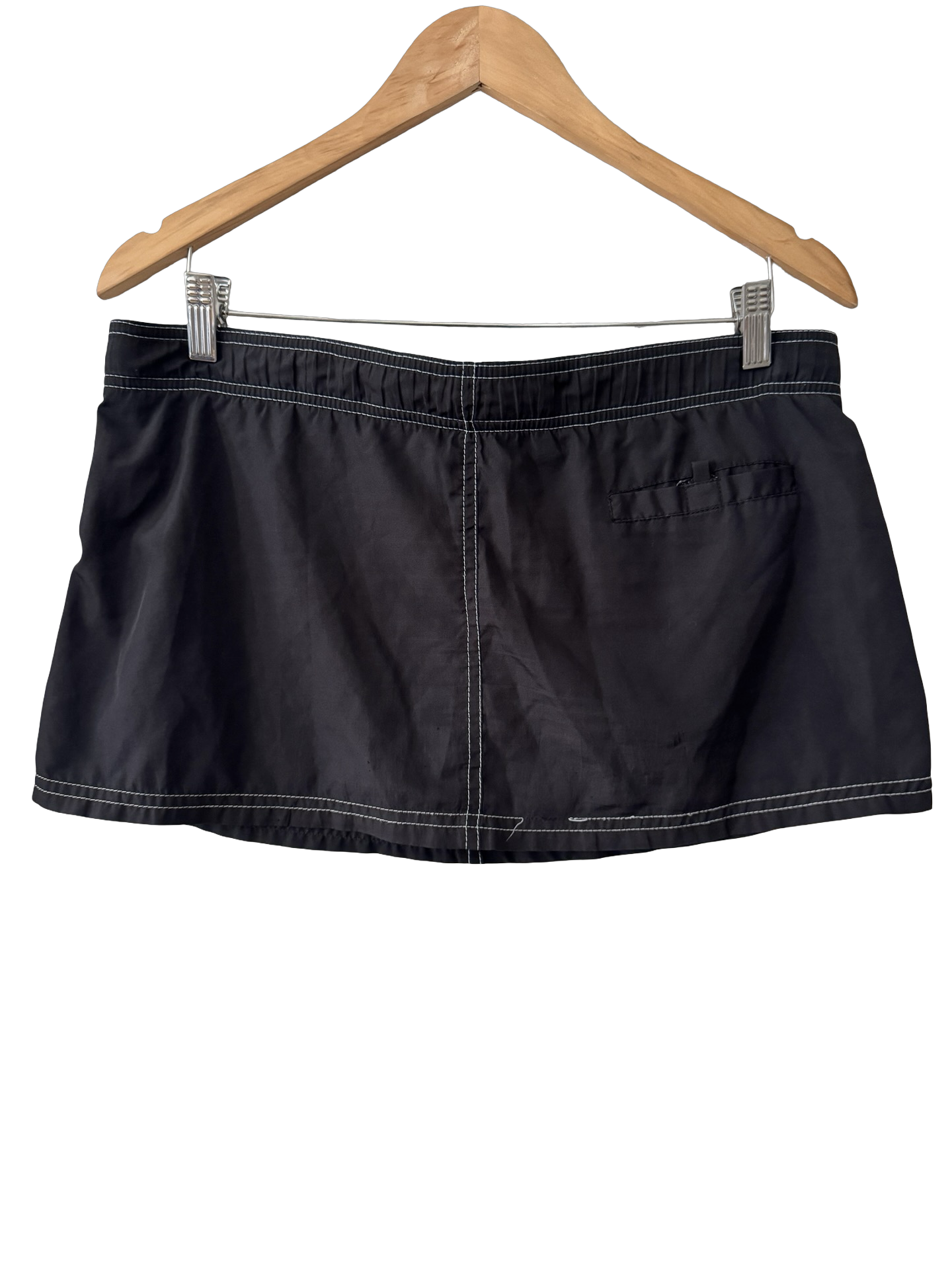 Y2K Retro Contrast Stitch Mini Skort (M)