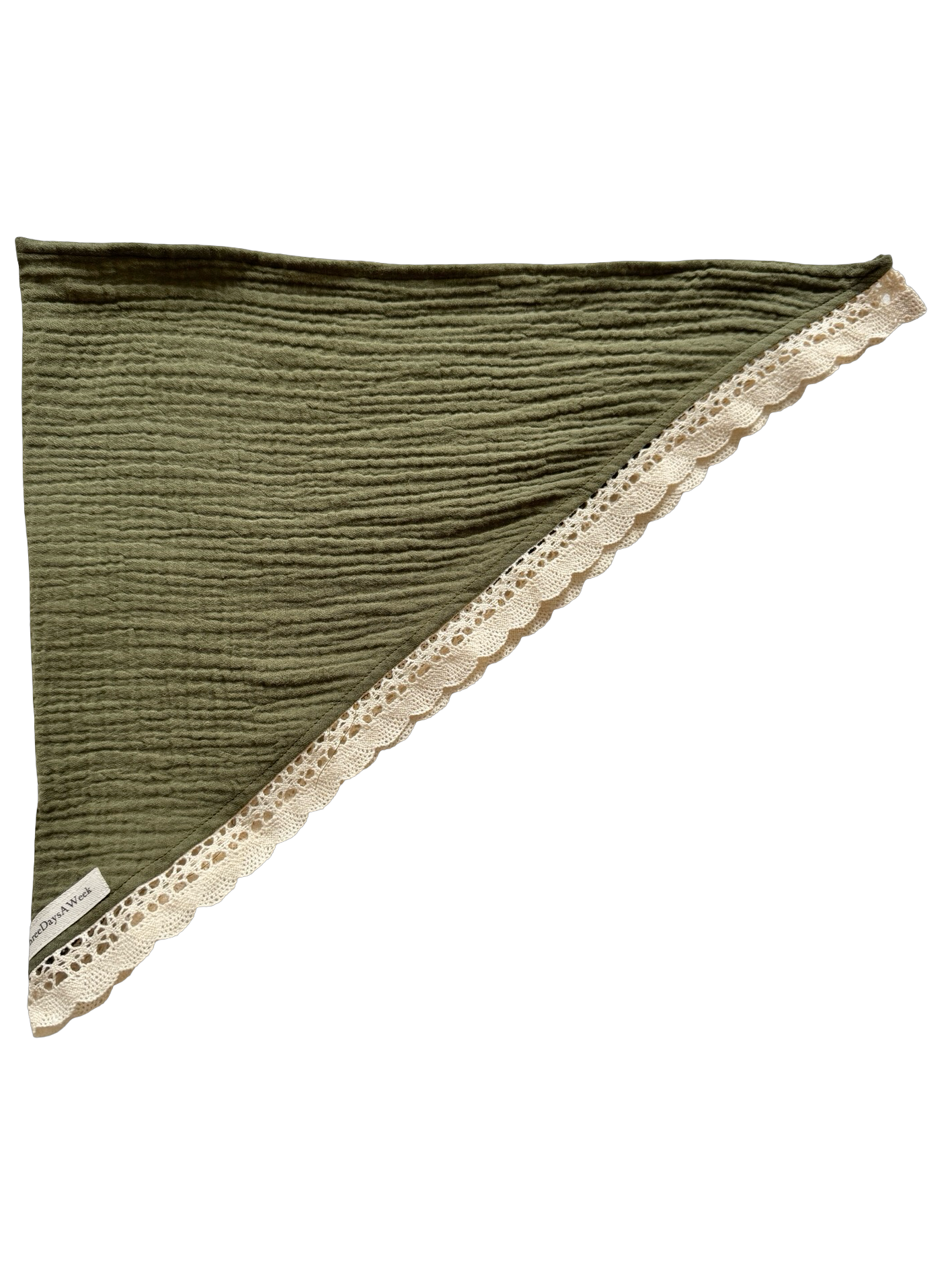 Olive Grove Lace Hair Scarf