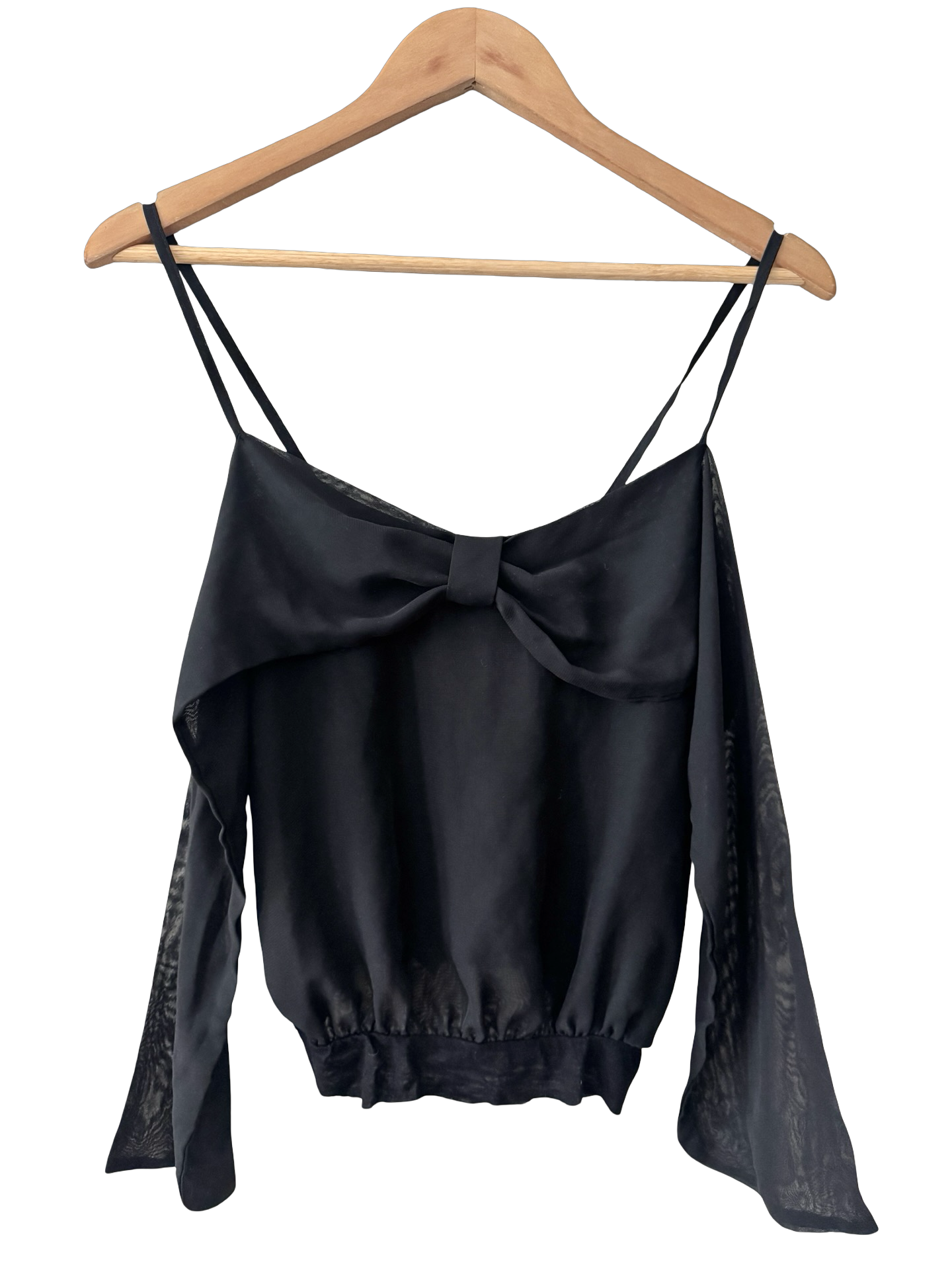 Vintage Y2K Noir Floating Strap Cami (S)