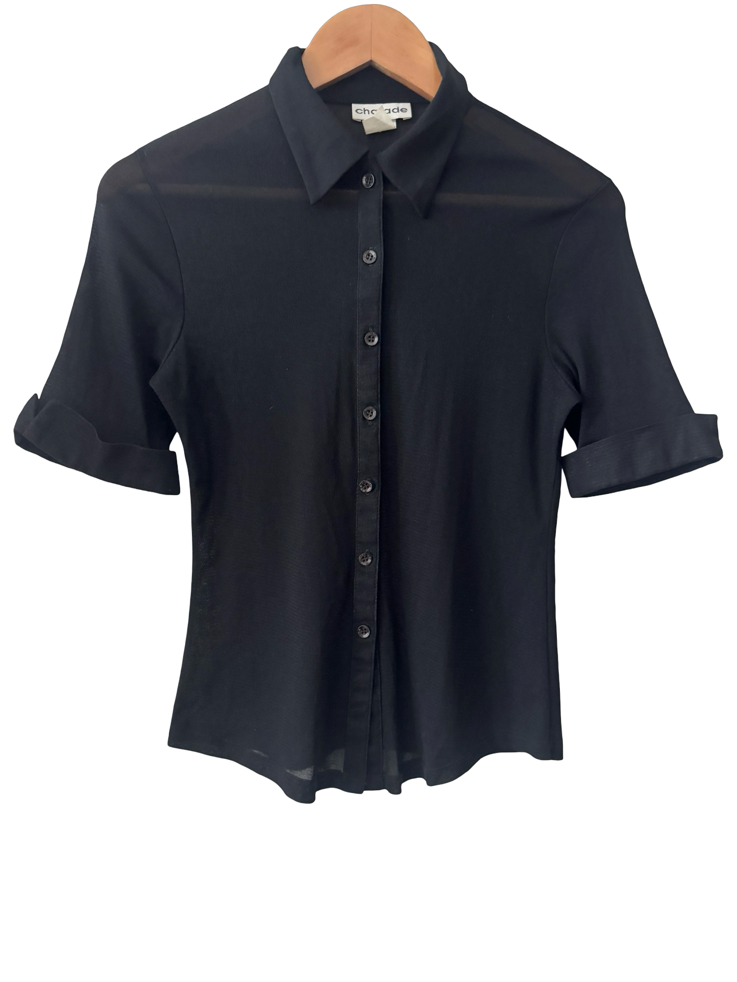 Vintage Y2K Charade Sheer Baby Top (M)