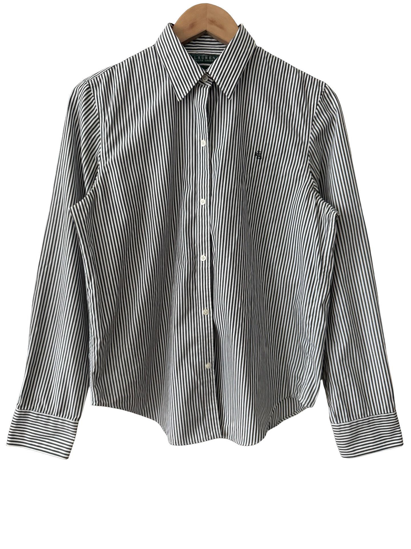 Vintage 90s Ralph Lauren Stripe Button-Up (S-M)