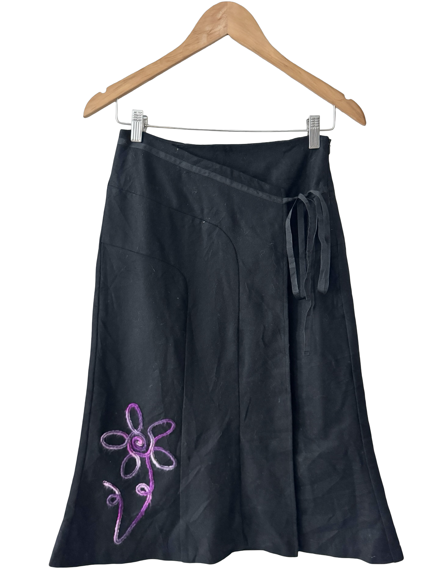 Vintage Y2K Violet Doodle Skirt (XS/S)