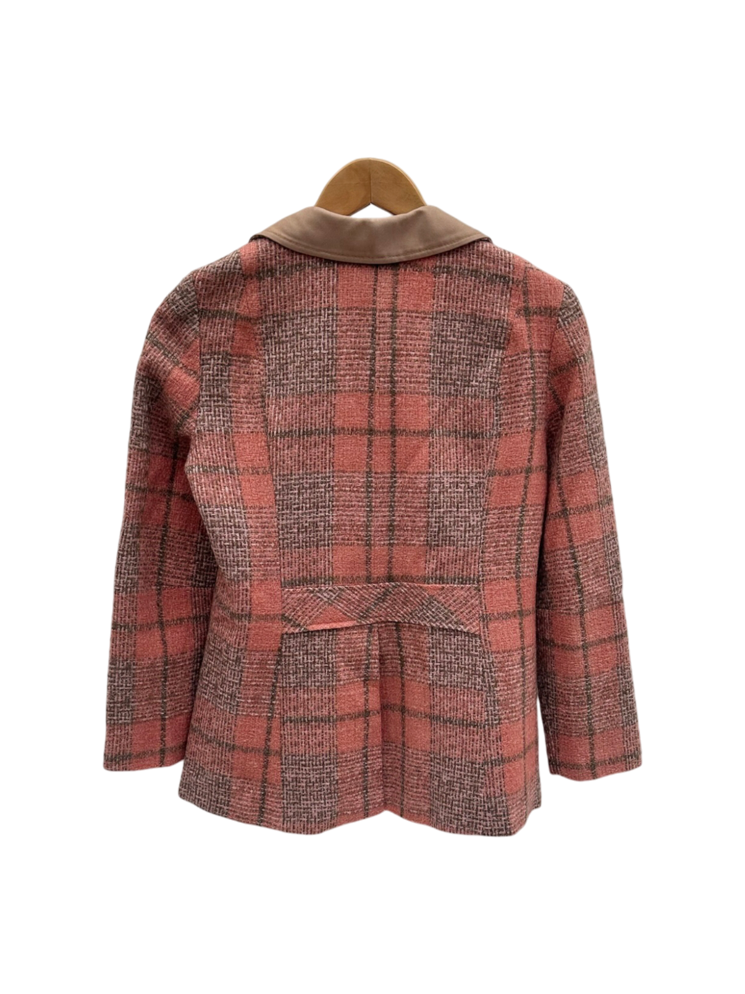 Vintage 80s Retro Plaid Blazer (S/M)