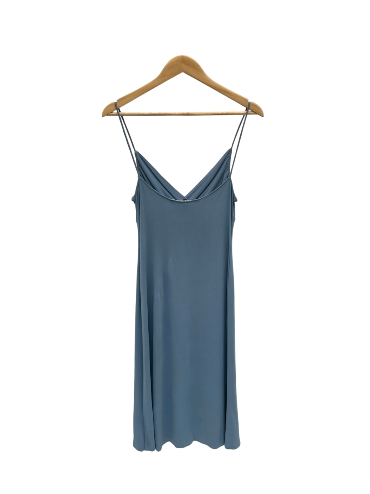 Vintage 90s DVF Periwinkle Midi Slip Dress (S/M)