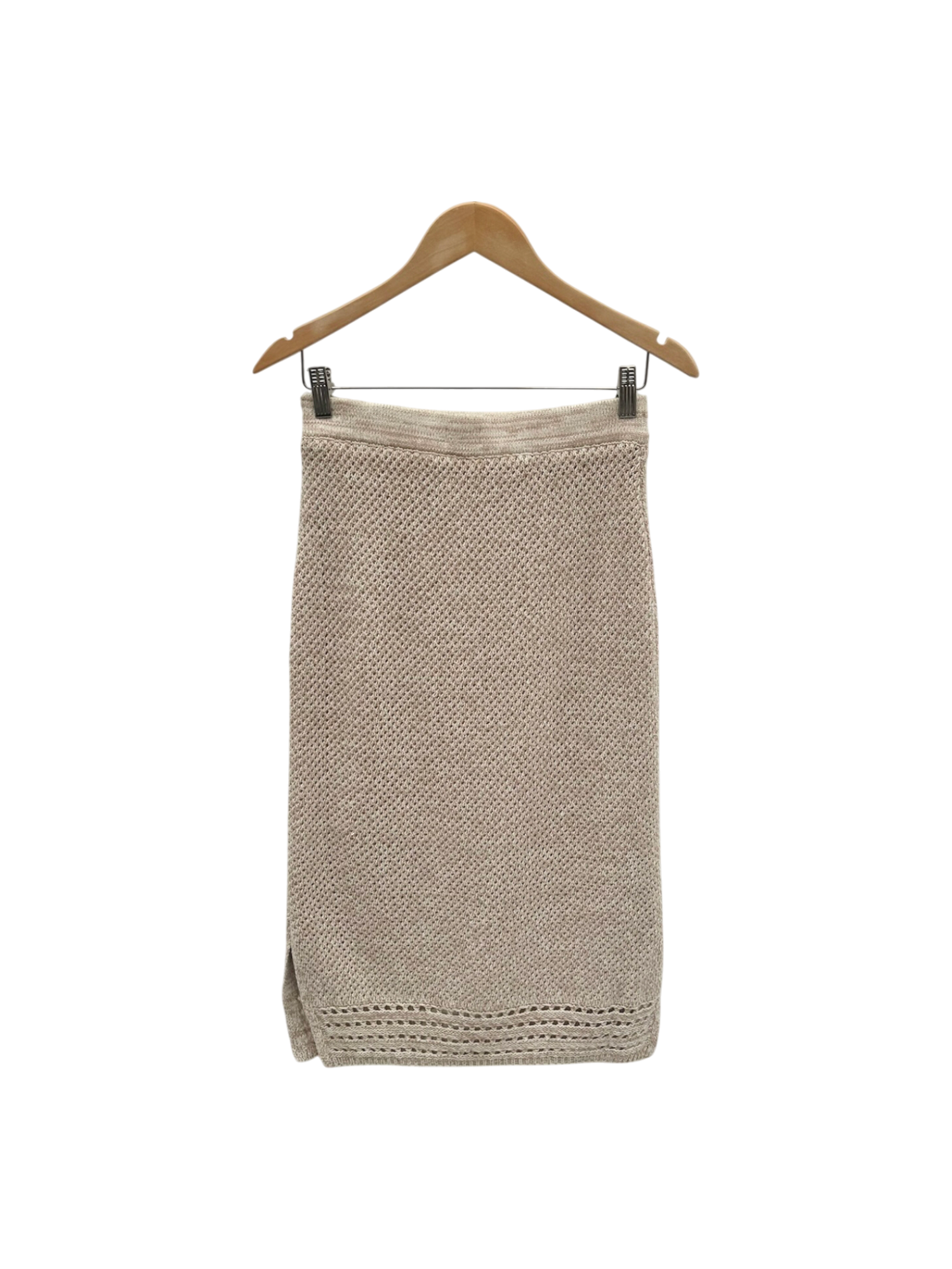 Vintage Y2K Classic Knit Midi Skirt (XS)