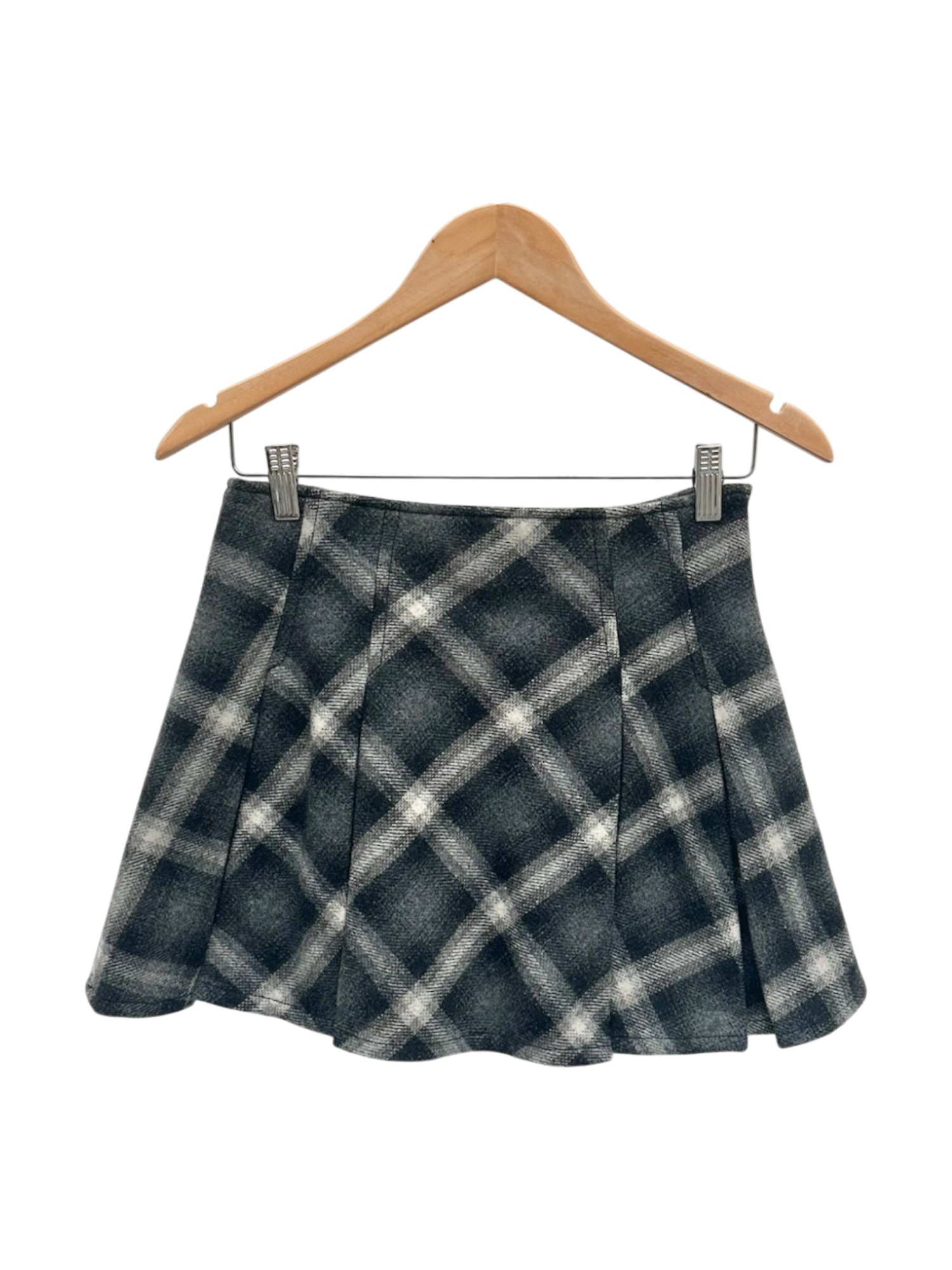 Vintage 90s Retro Plaid Mini Skirt (S)