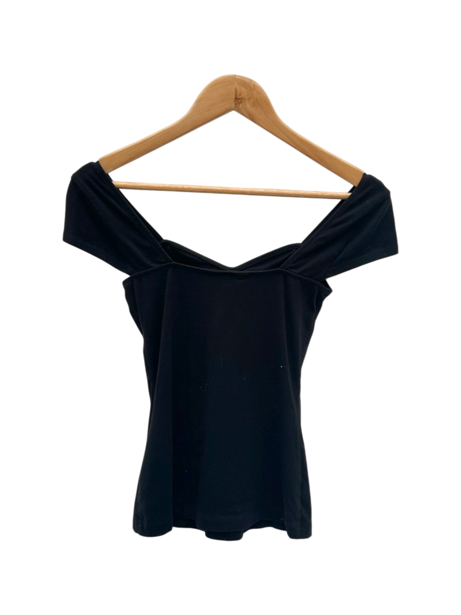 Vintage Y2K Sweetheart GUESS Ruched Knit Top (XS)