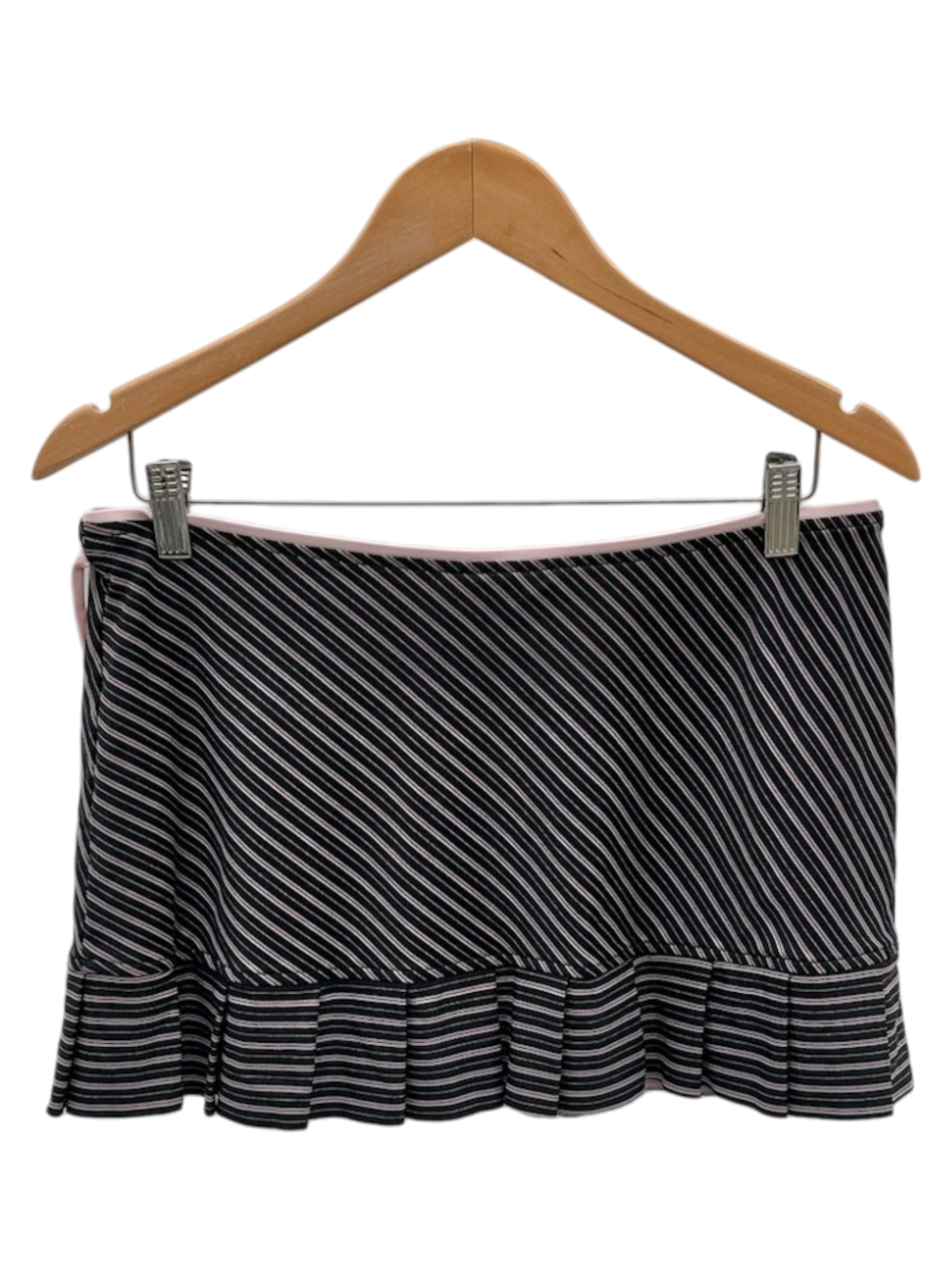 Vintage 90s Striped Tie Mini Skirt (M)