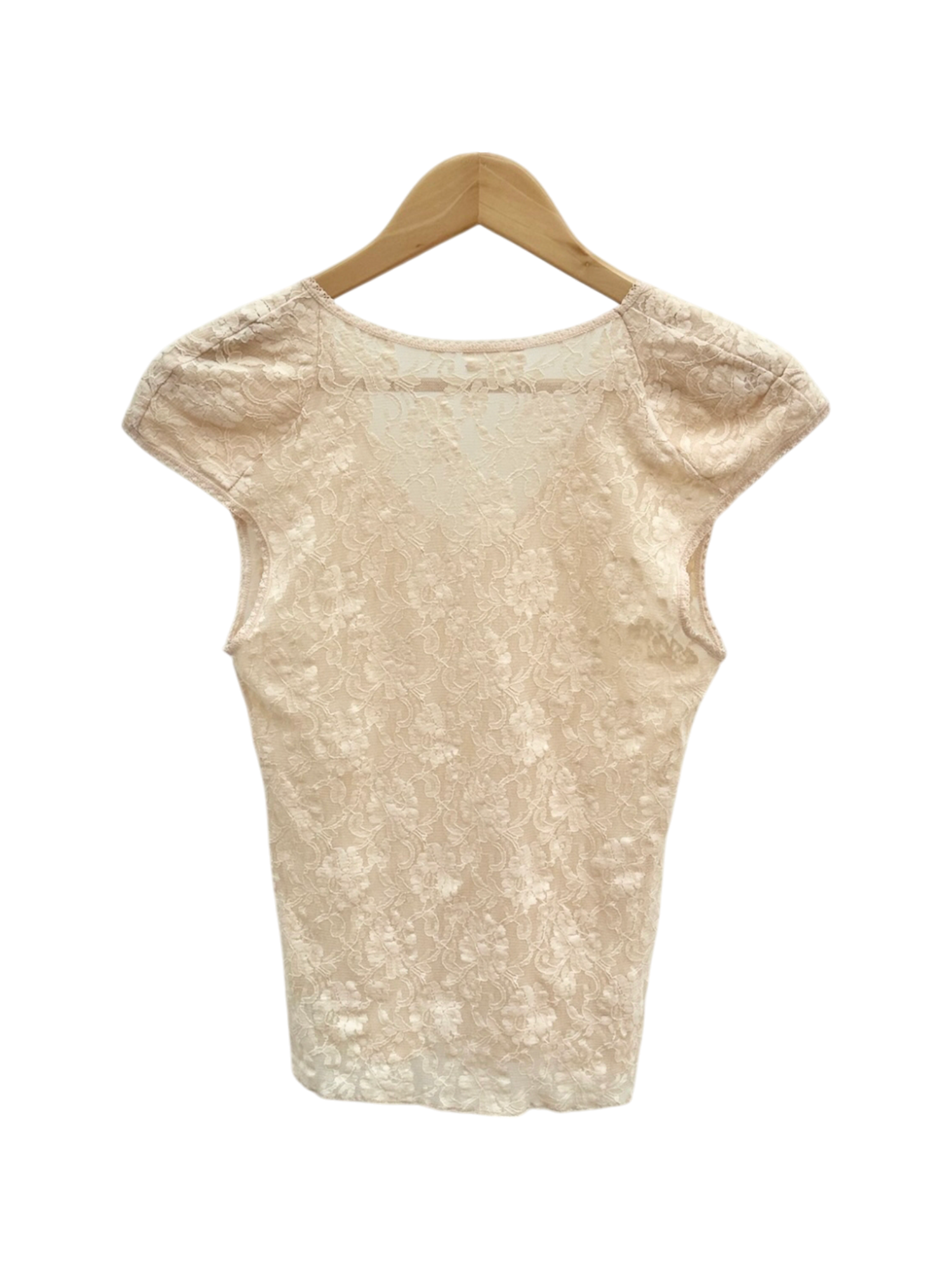 Vintage 90s Precious Cream Lace Top (S)