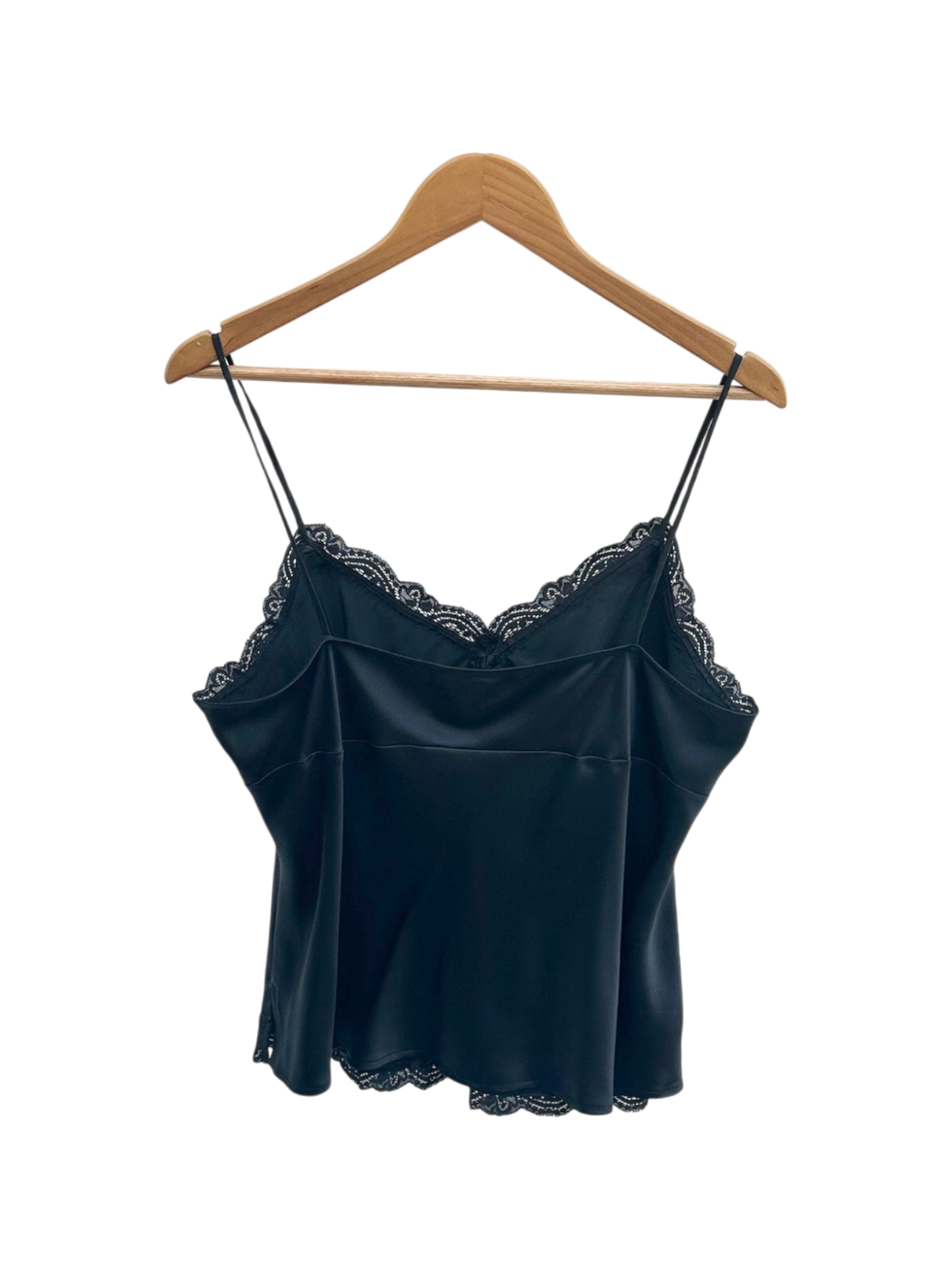Vintage 90s Dainty Silk Lace Cami (L)
