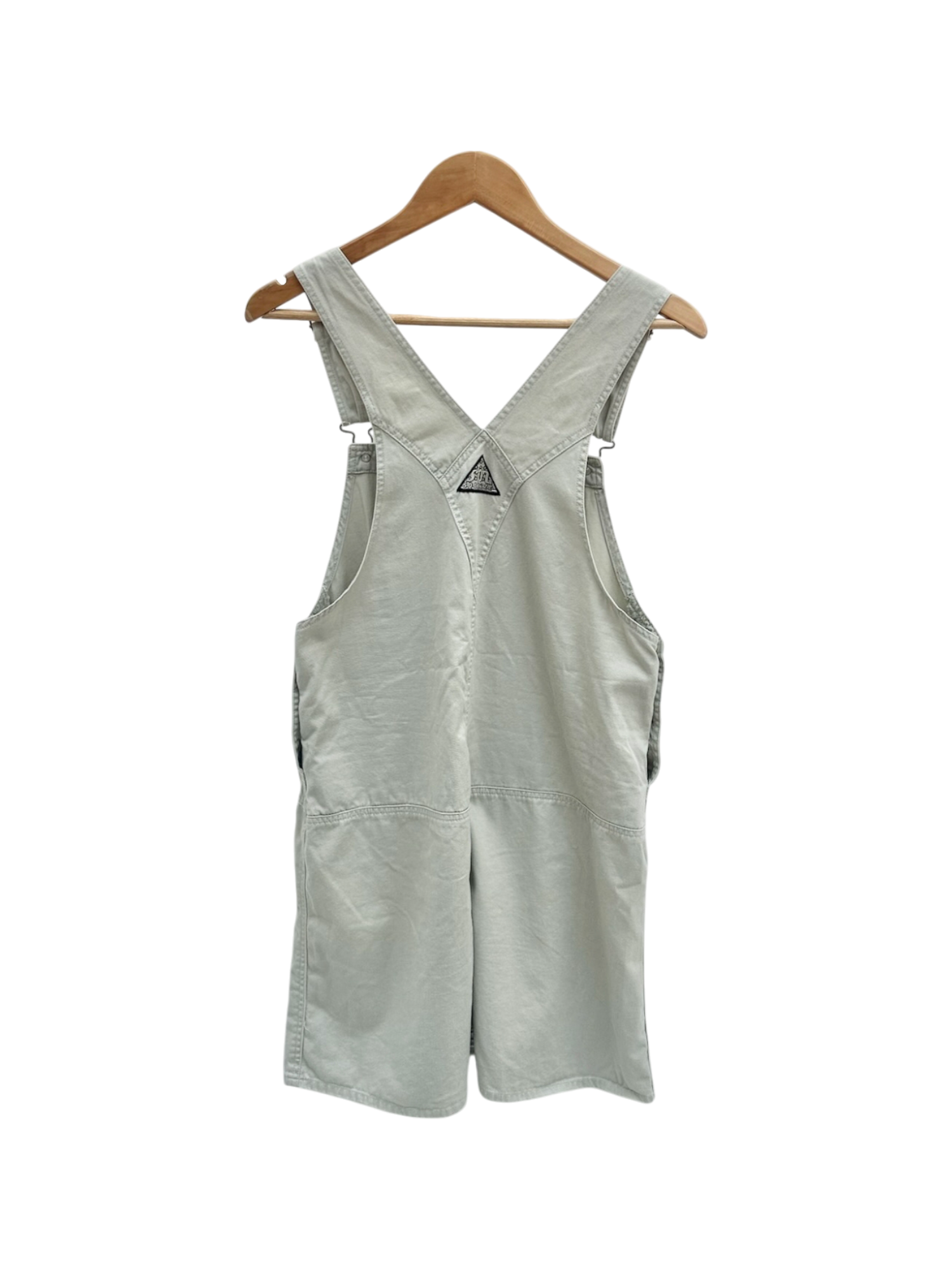 Vintage 90s Utilitarian Overall Mini Dress (L)