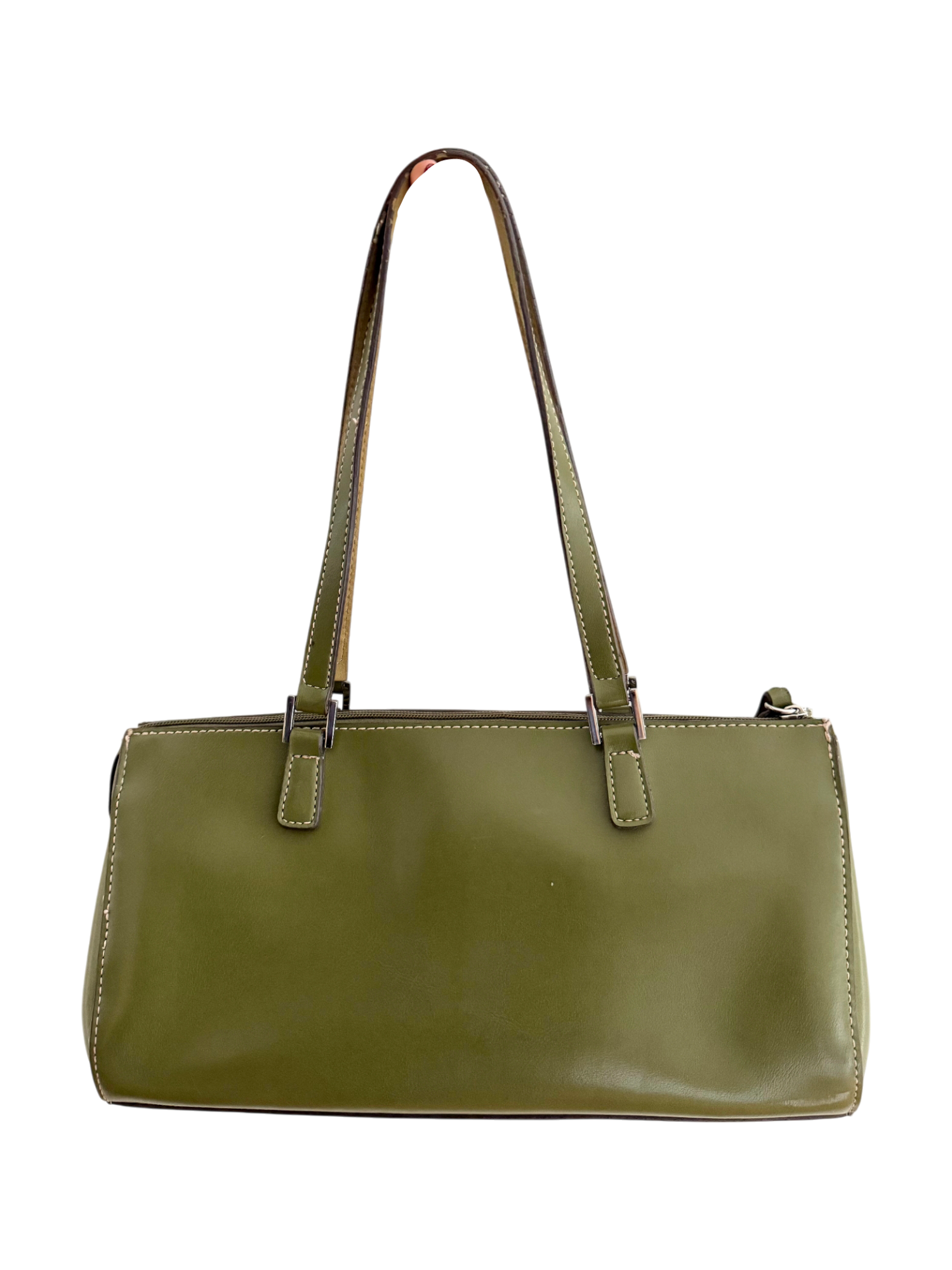 Vintage Moss Utility Pocket Shoulder Bag