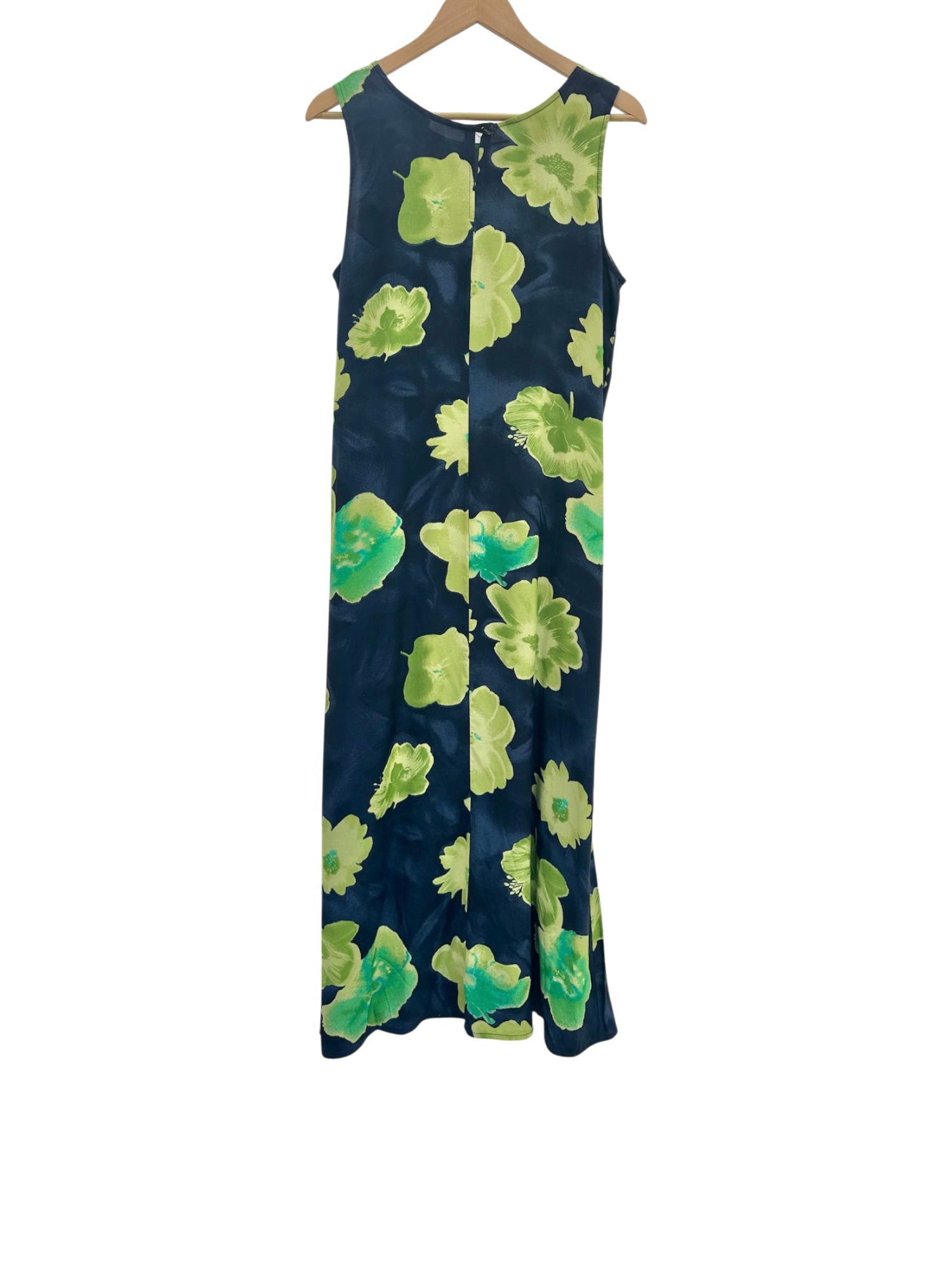 Vintage 90s Campy Mod Floral Midi Dress (M/L)