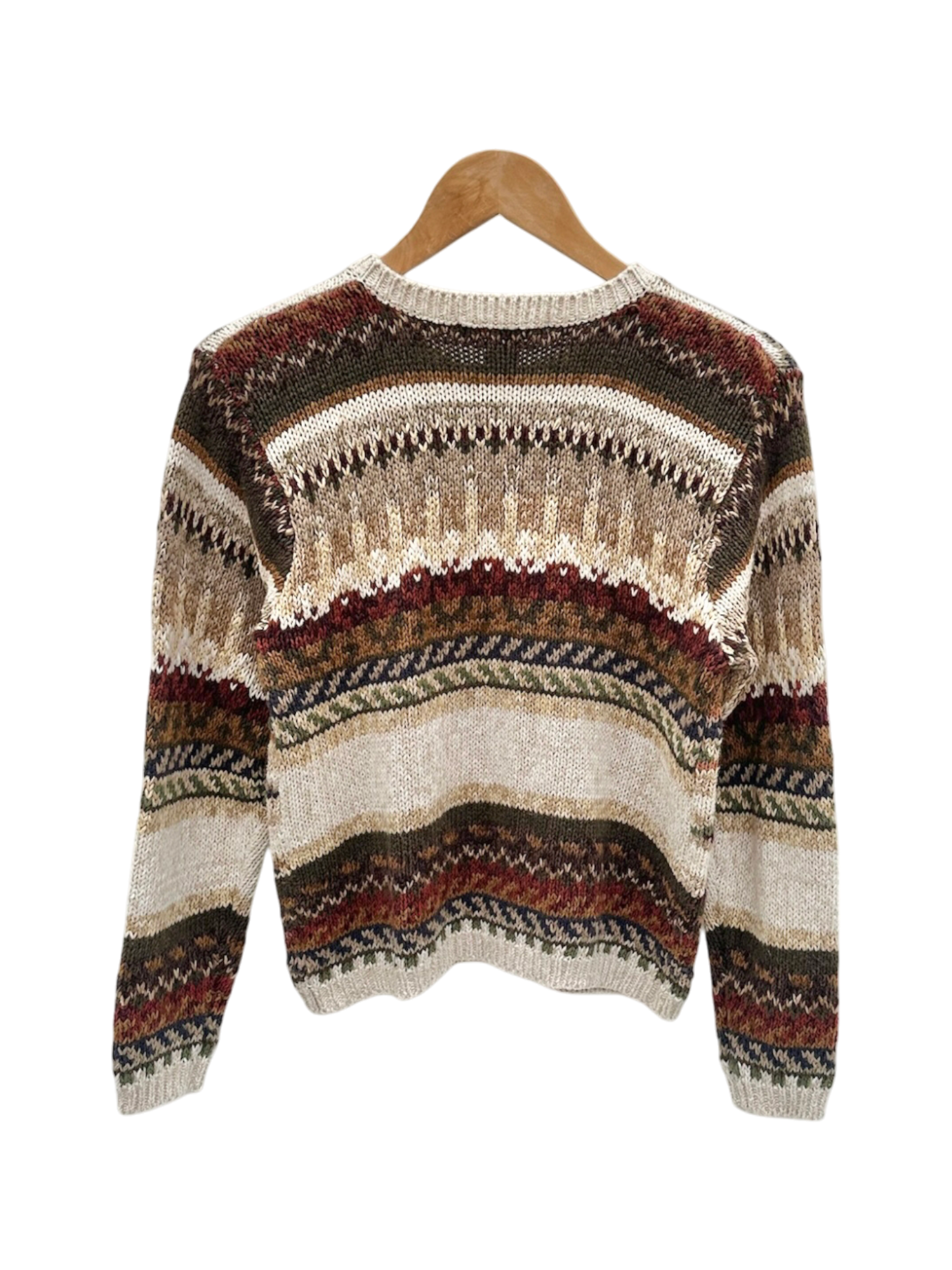 Vintage 90s Tapestry Floral Knit Cardigan (S/M)