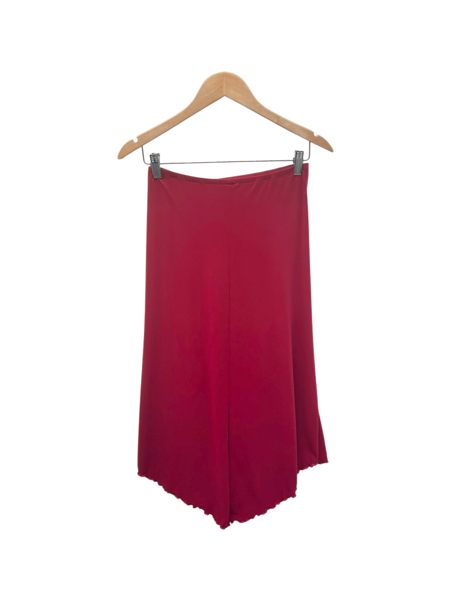 Vintage Y2K Cherry Ruched Midi Skirt (S)