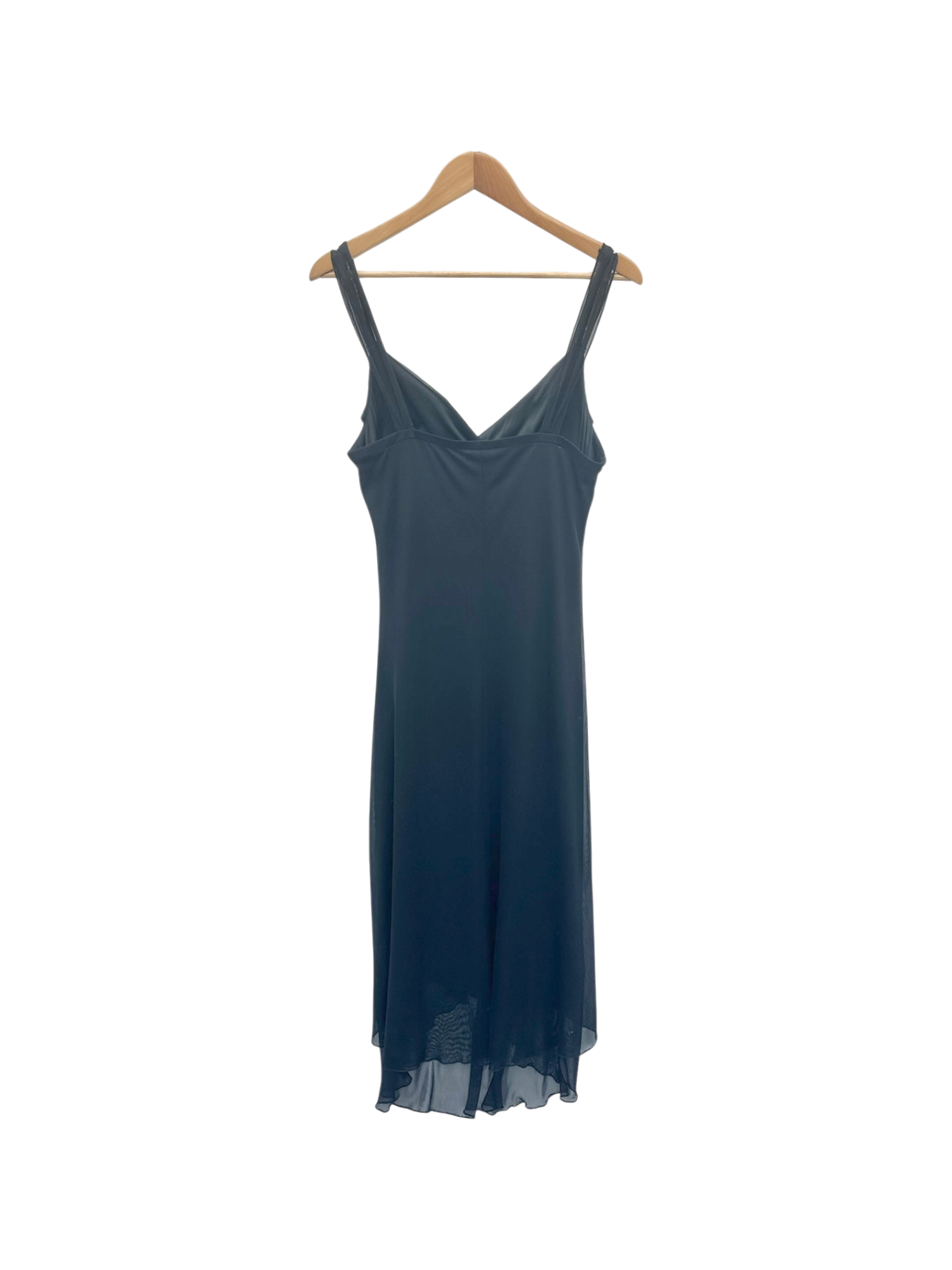 Vintage 90s Retro Ruched Midi Dress (M/L)