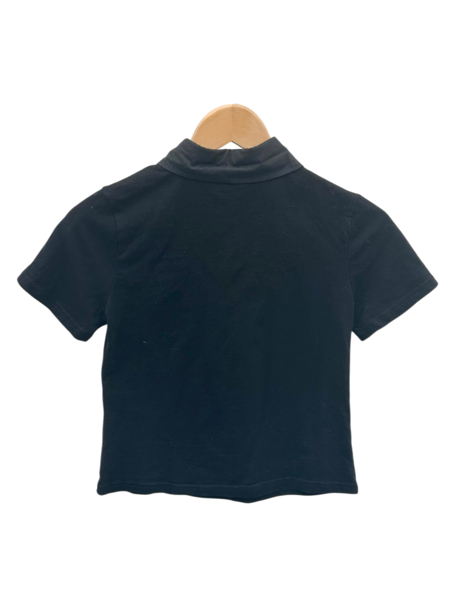 Vintage 90s Black Utility Polo Top (XS/S)