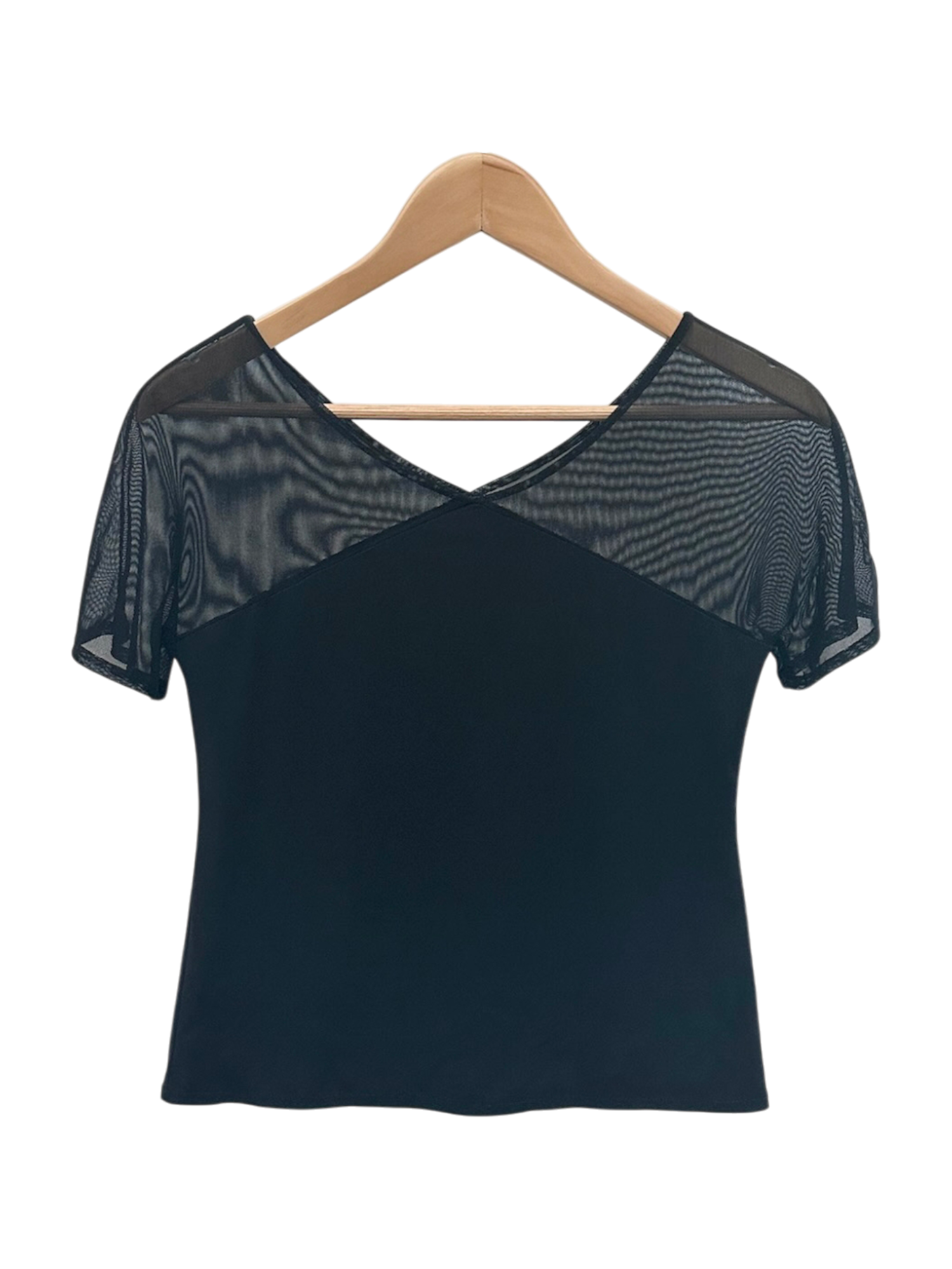 Vintage 90s Parisian Mesh Short Sleeve (M)