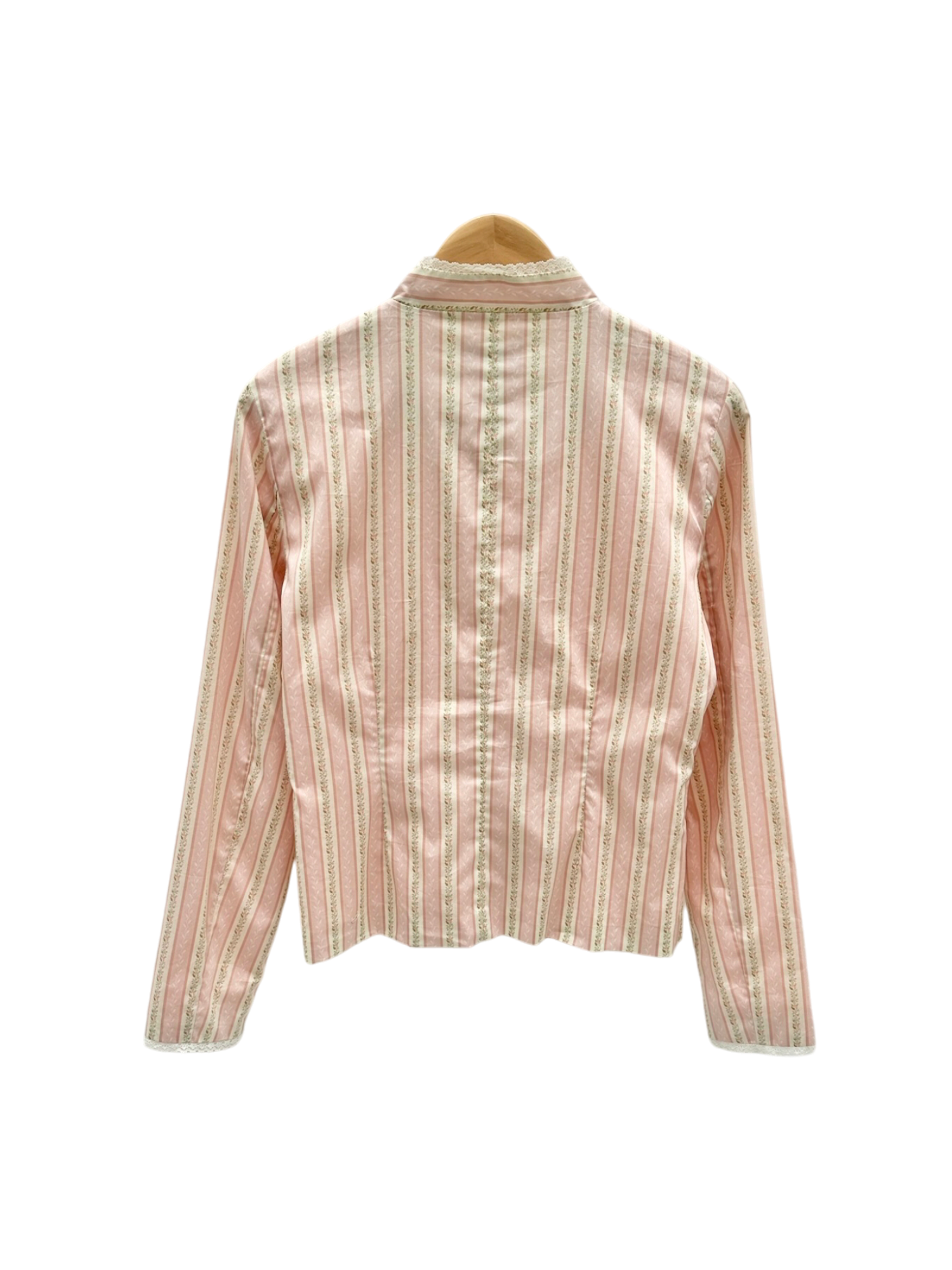 Vintage 90s Dainty Edwardian Cinched Blouse (M)
