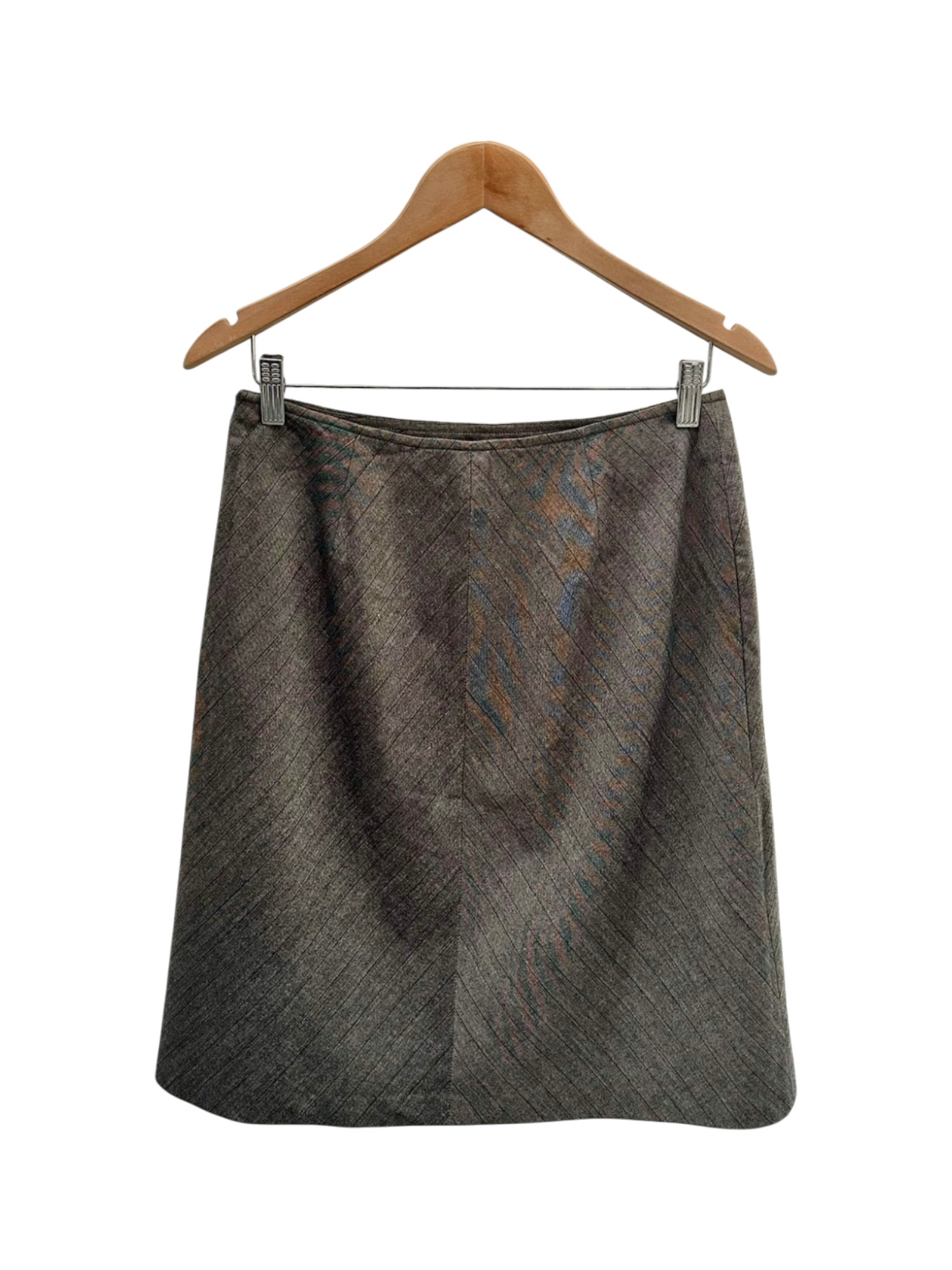 Vintage 90s Smoky Plaid Daydream Skirt (S/M)