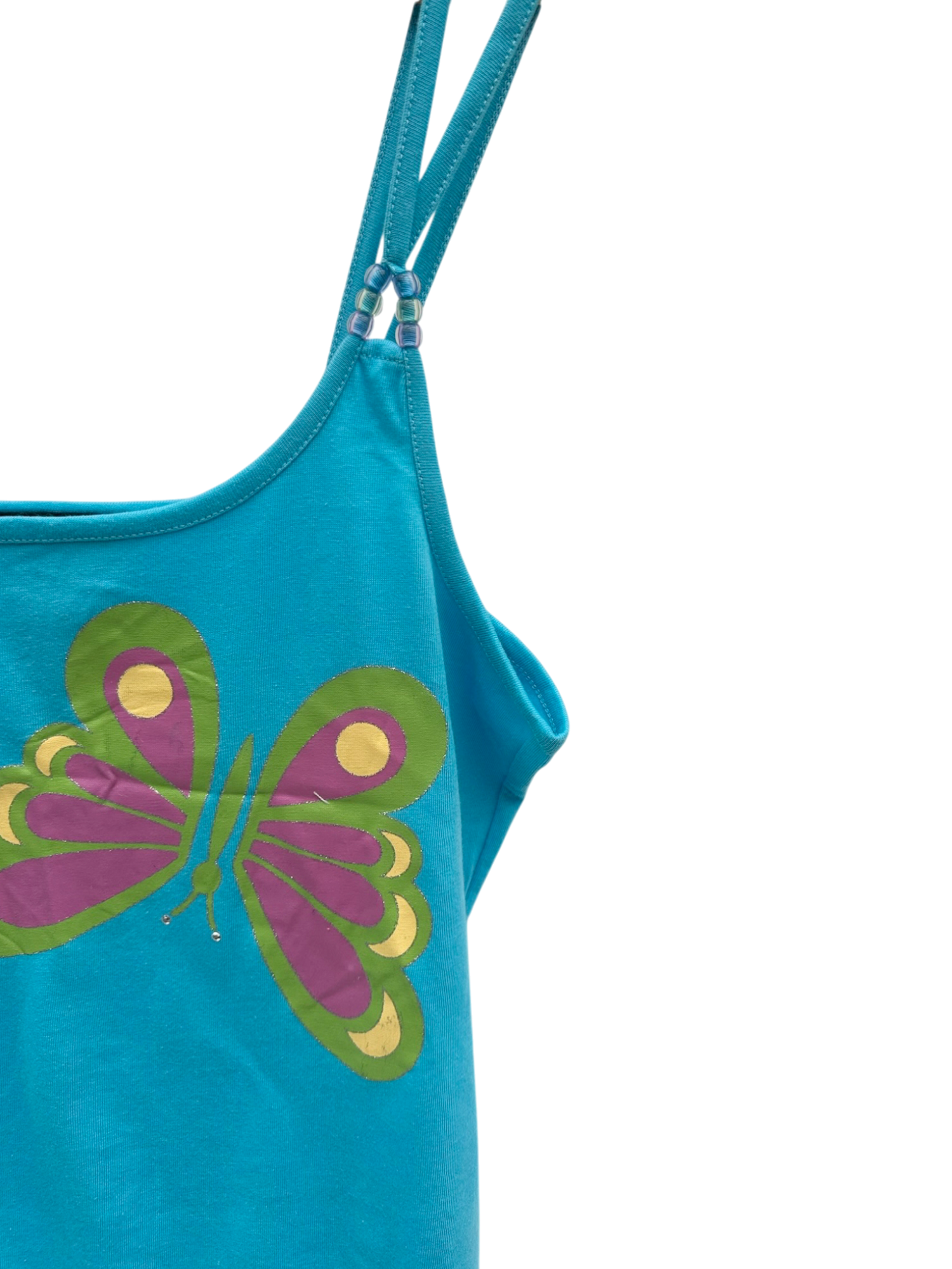 Vintage 90s Butterfly Double Strap Cami (L)