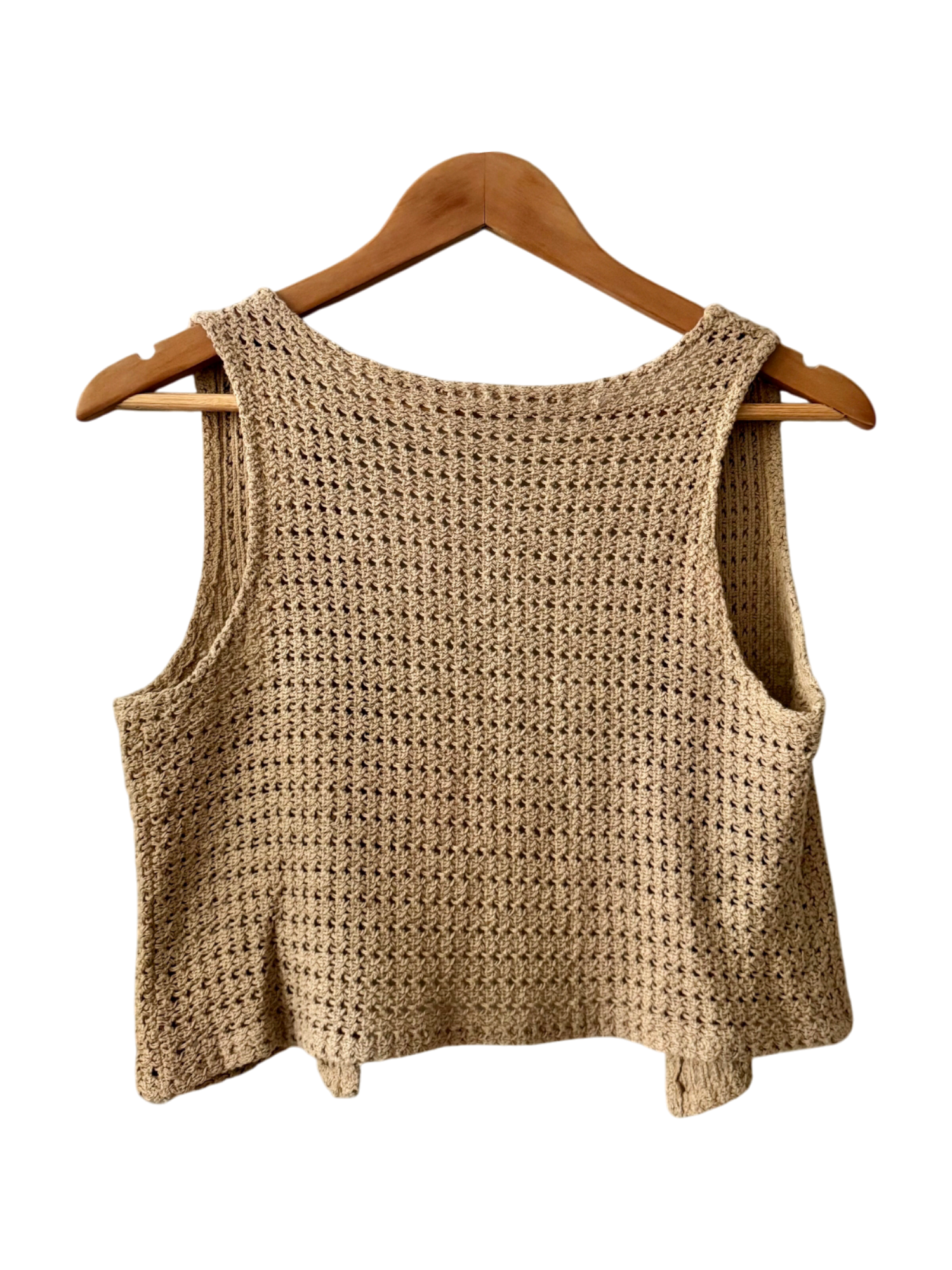 Vintage 90s Barefoot Knit Vest (XS/S)