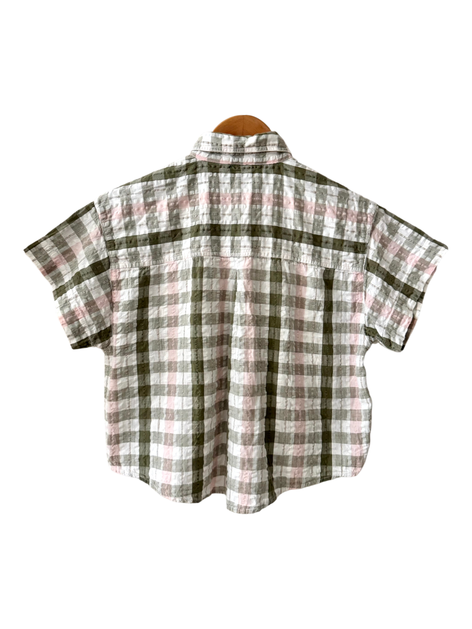 Vintage 90s Sweet Talk Plaid Button-Up (S/M)