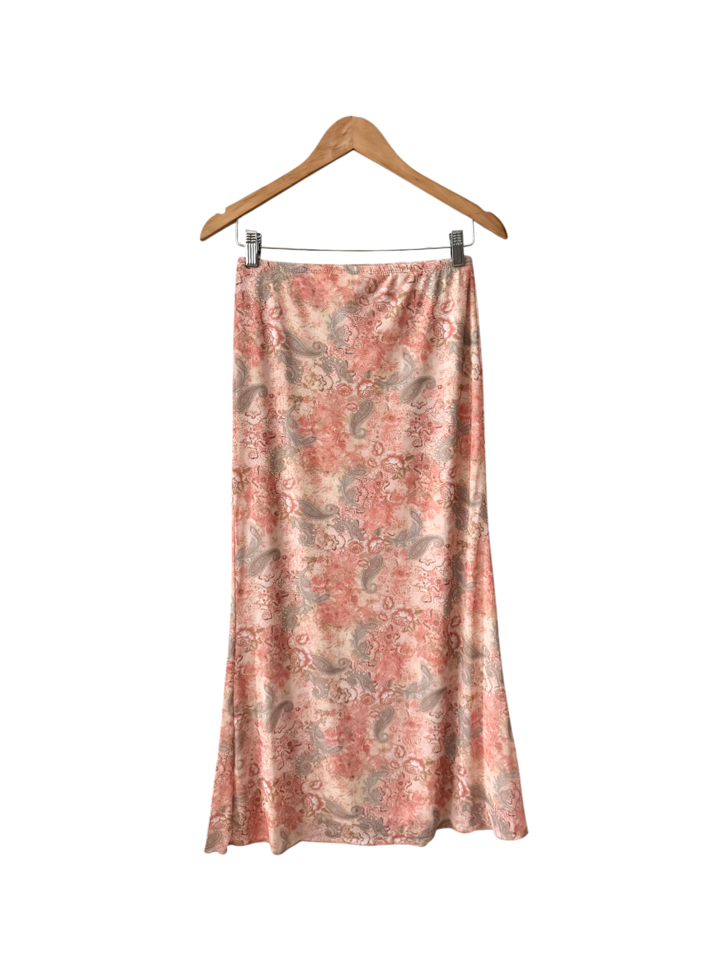 Vintage Rose Haze Midi Skirt (S/M)