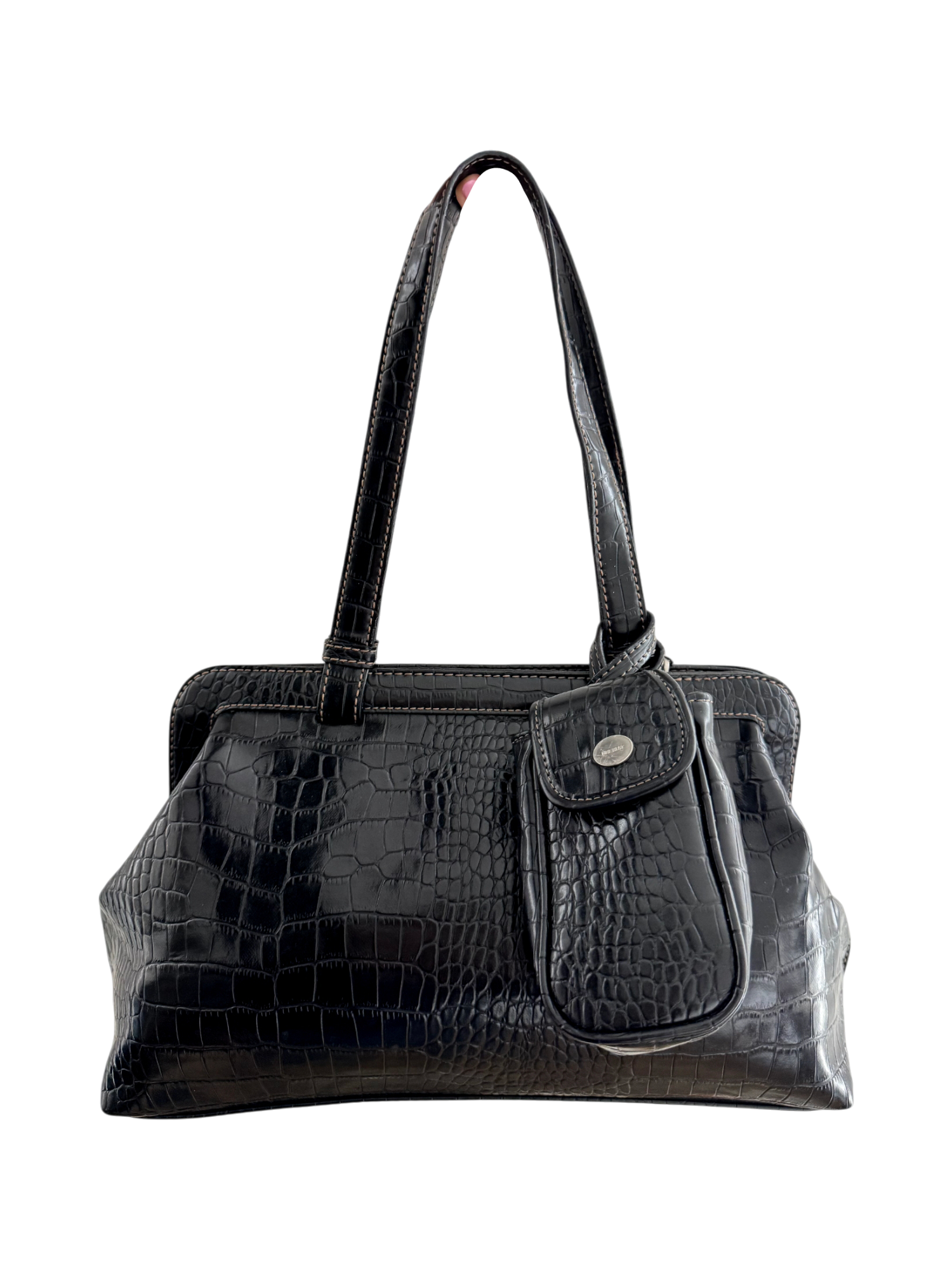 Vintage 90S Downtown Croc Satchel