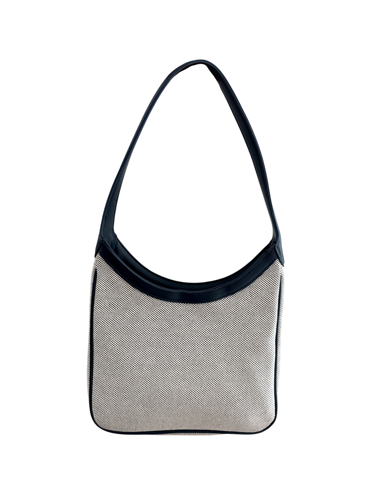 Vintage 90s Minimal Contrast Shoulder Bag